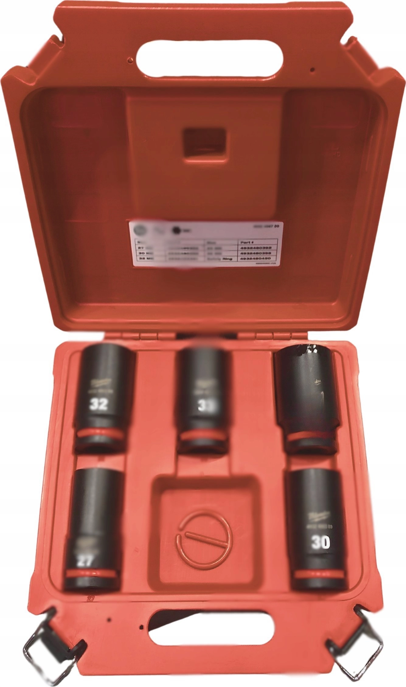 Set of impact heads (extended) 3/4"