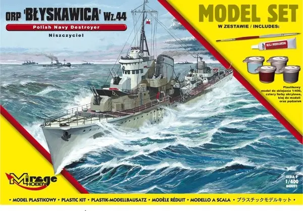 Mirage Destroyer ORP Błyskawica wz. 44