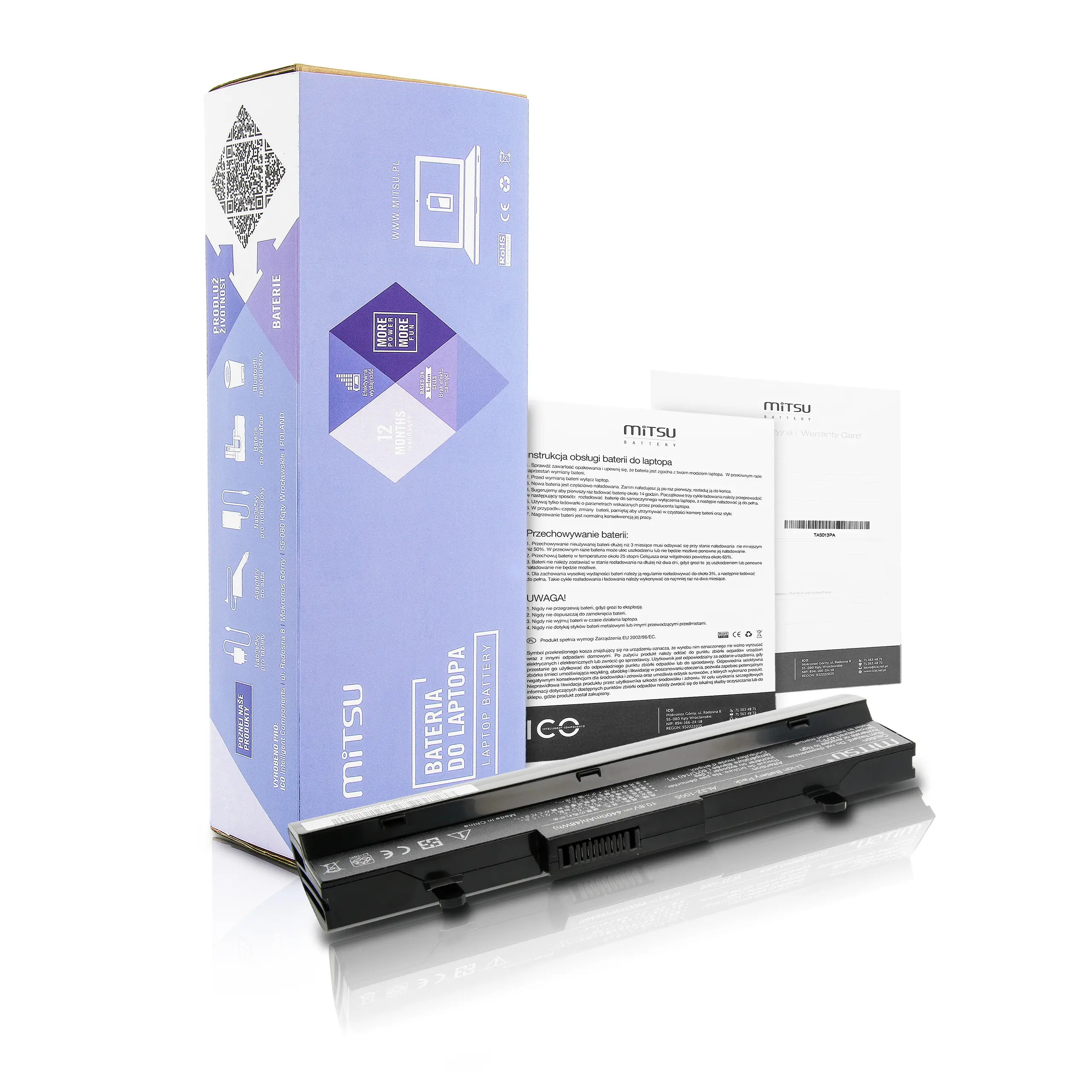 Mitsu Battery for Asus Eee PC