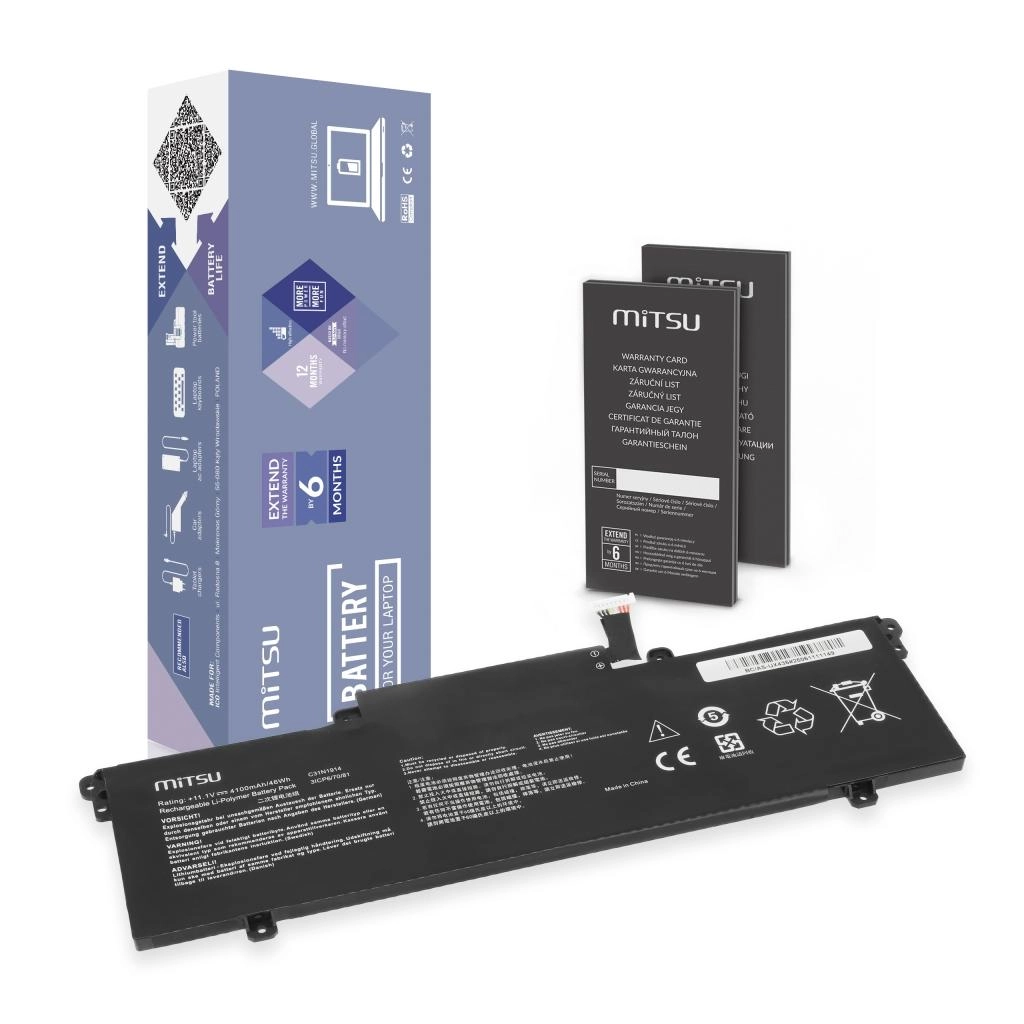 Mitsu Battery for Asus Zenbook 14