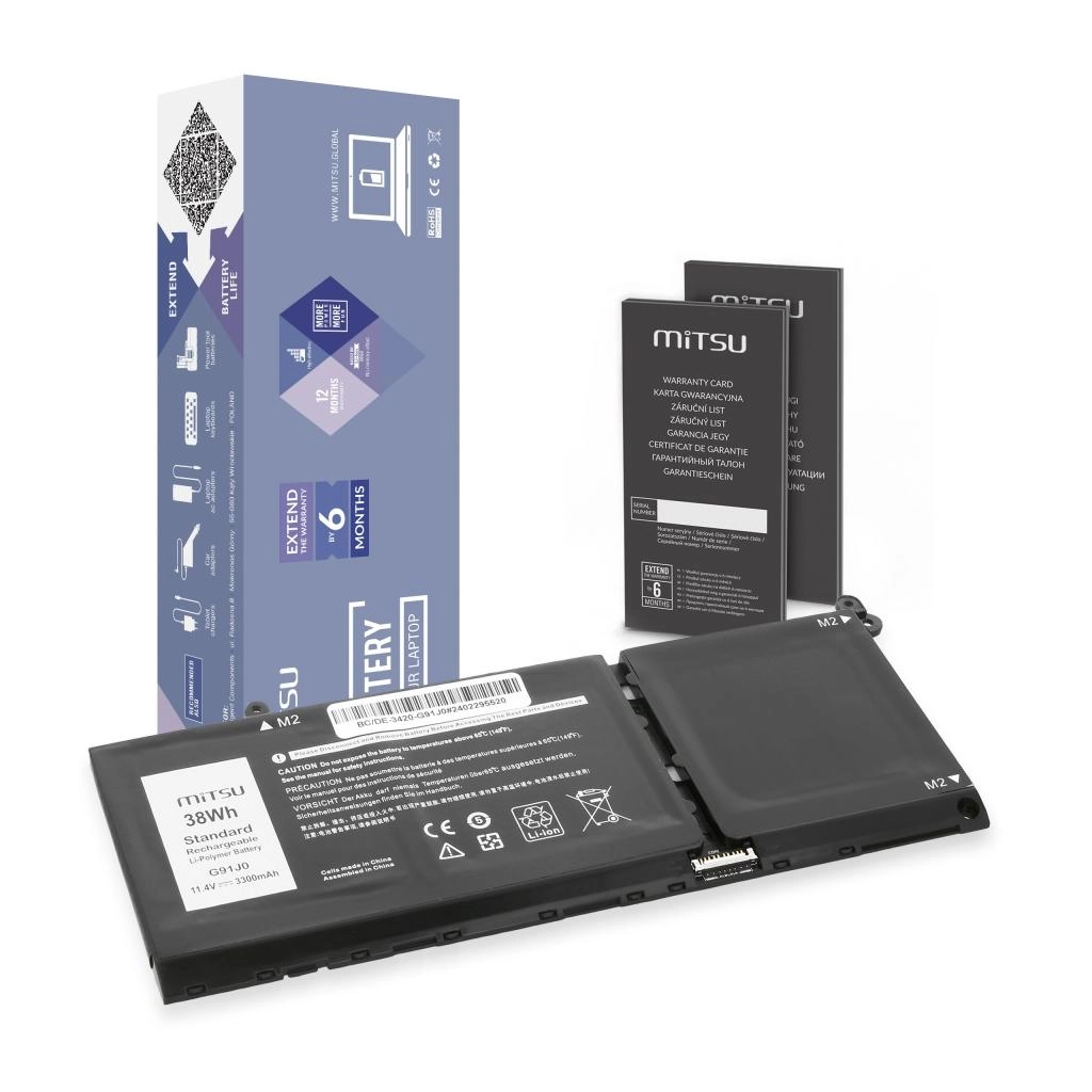 Mitsu Battery for Dell Latitude 14