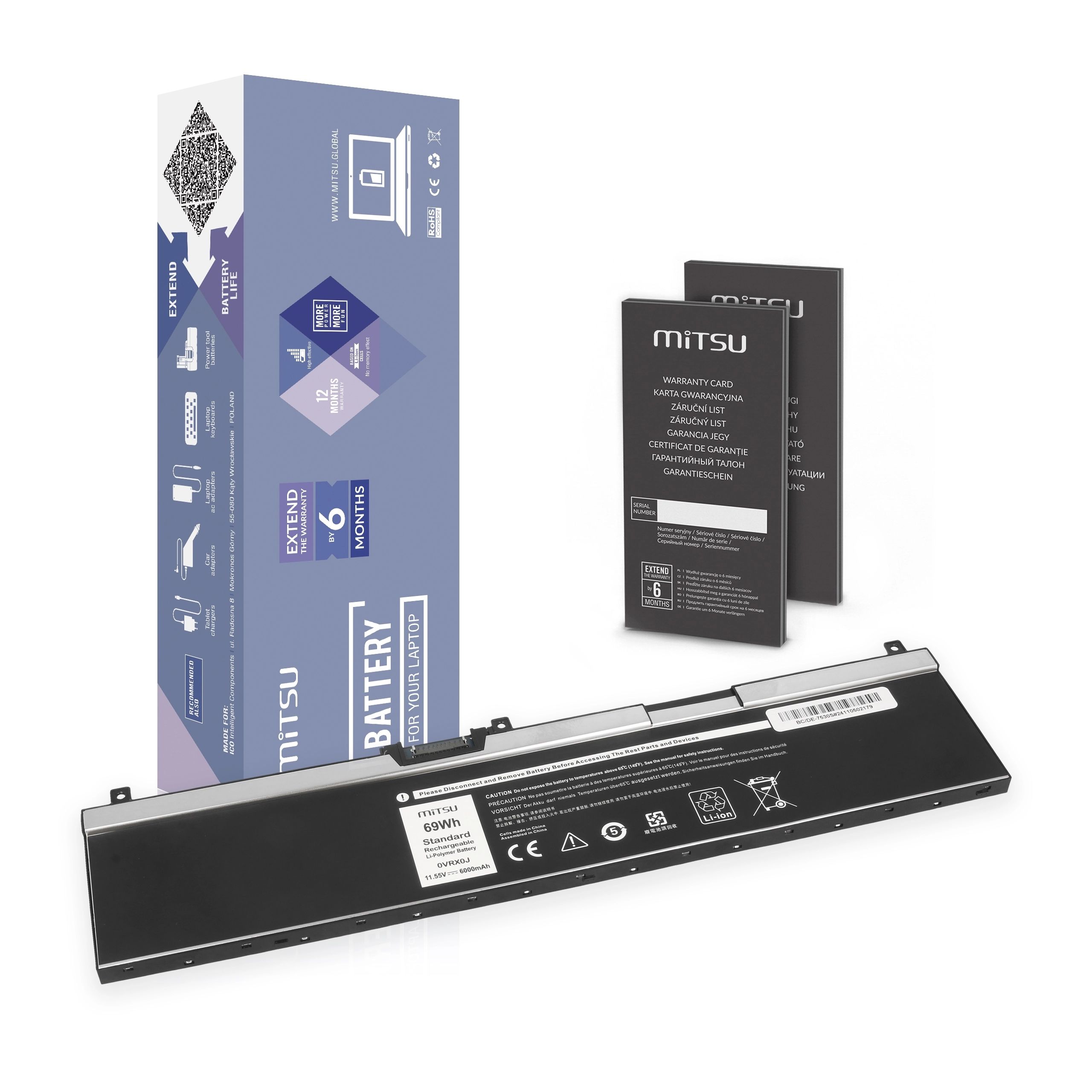 Mitsu Battery for Dell Precision 7530