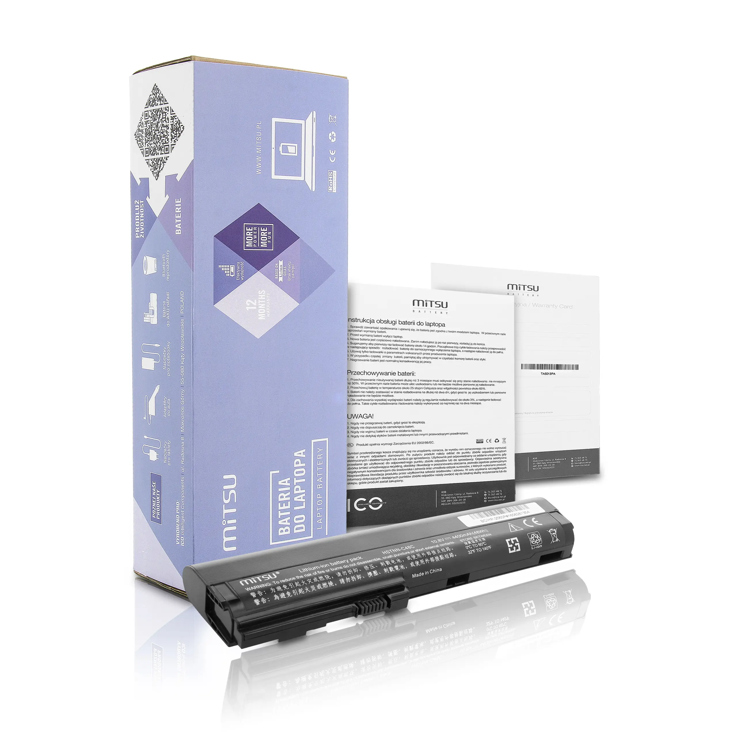 Bateria Mitsu do HP 2560p  2570p