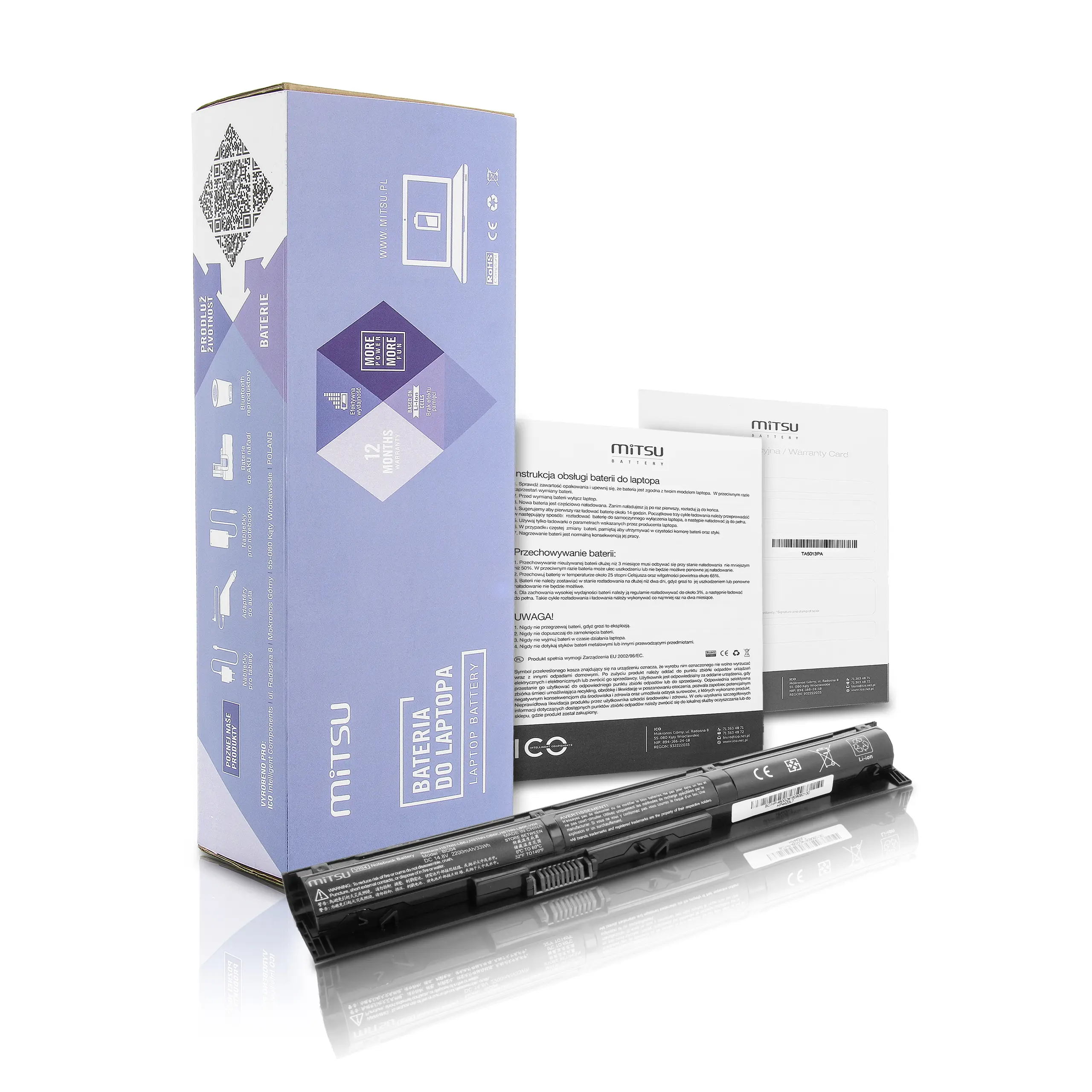 MITSU Battery for HP Envy 14