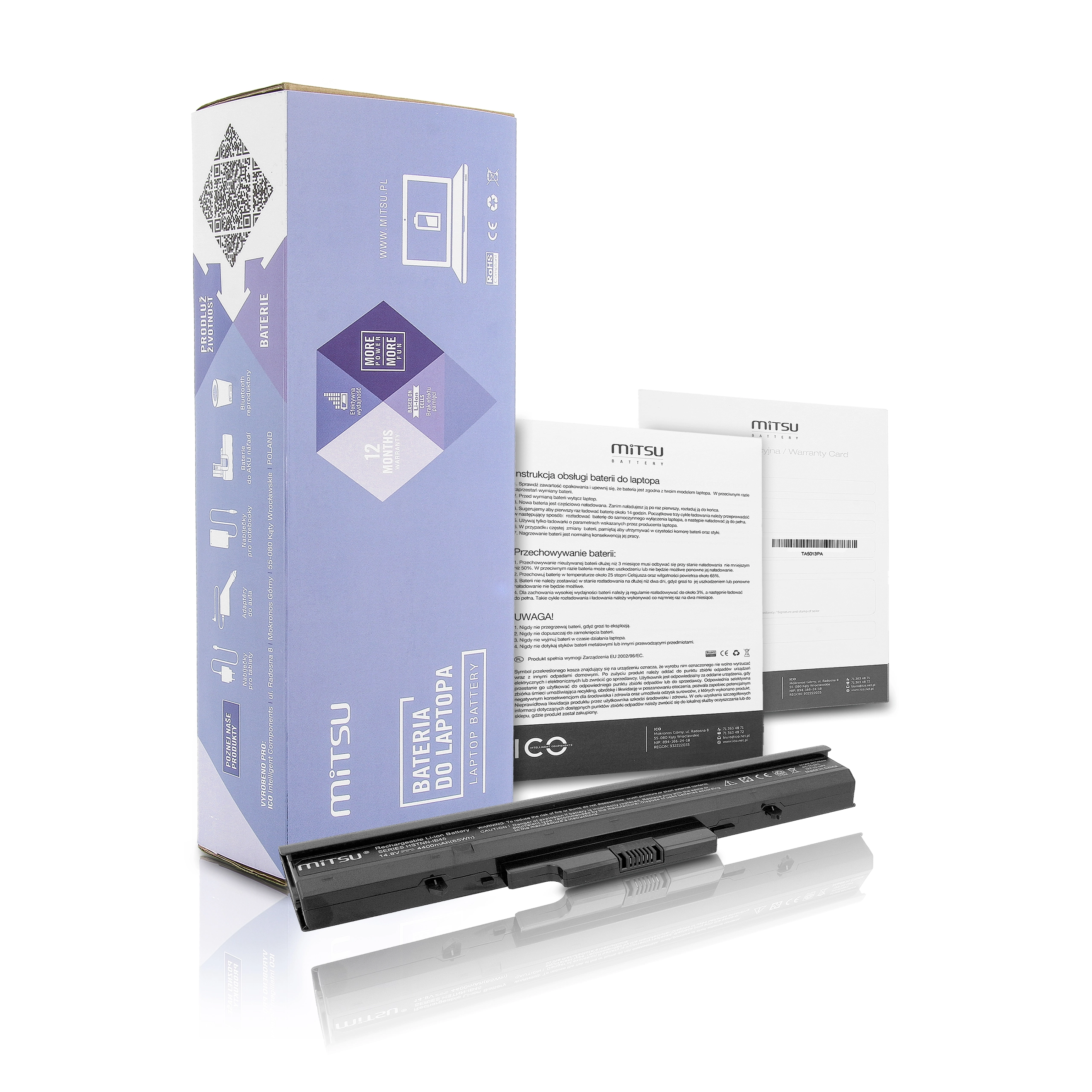 Bateria Mitsu do HP 510  530