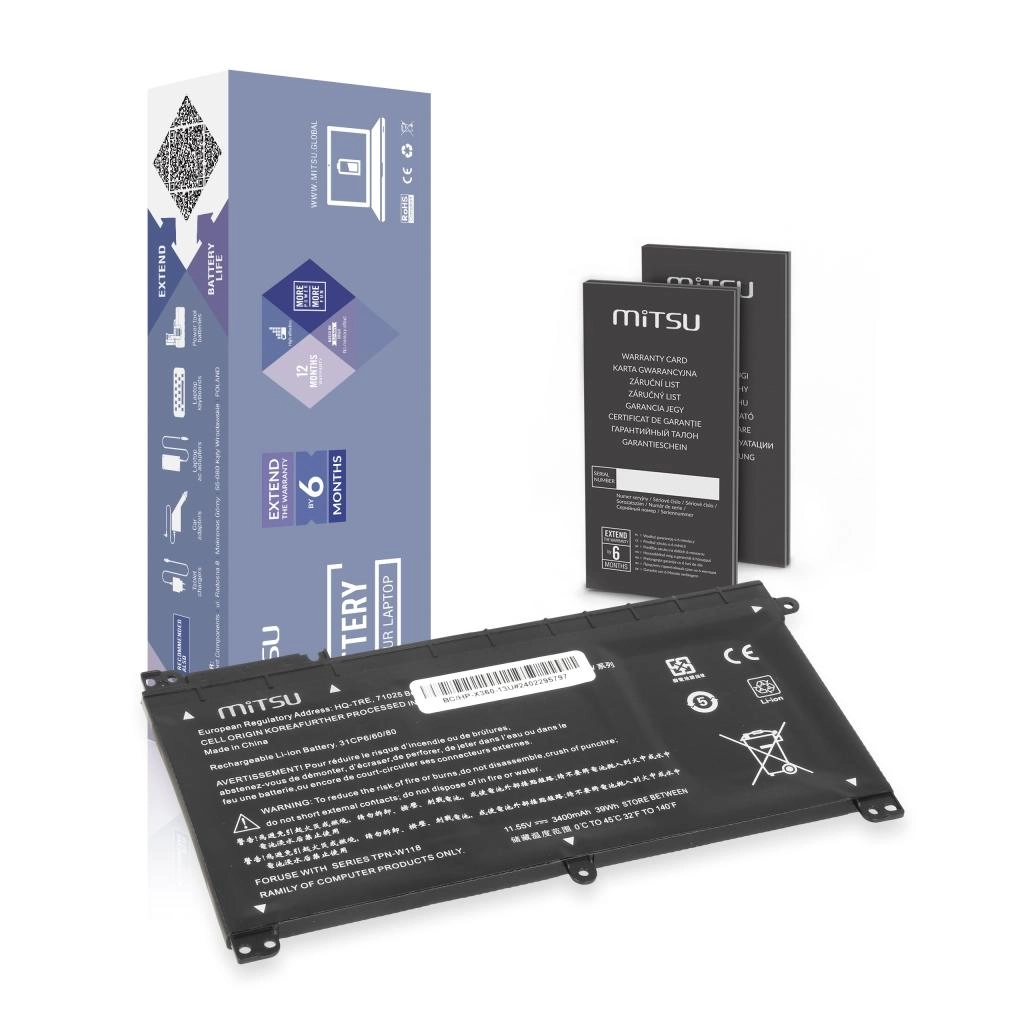 Mitsu Battery for HP Pavilion X360