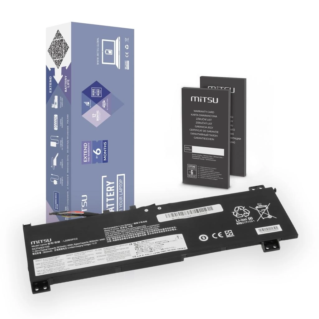 Mitsu Battery for Lenovo IdeaPad Gaming
