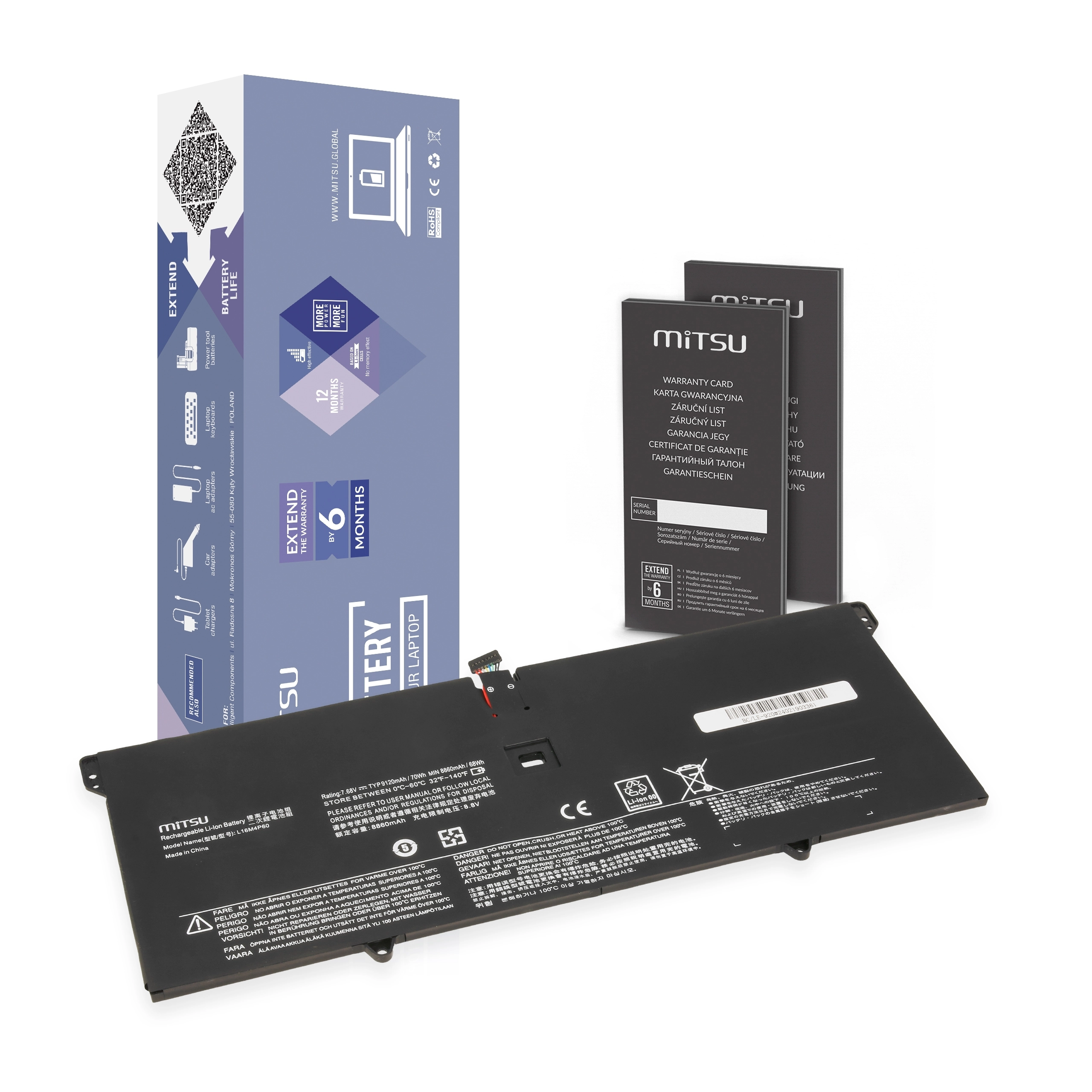 Bateria Mitsu Bateria Mitsu do Lenovo