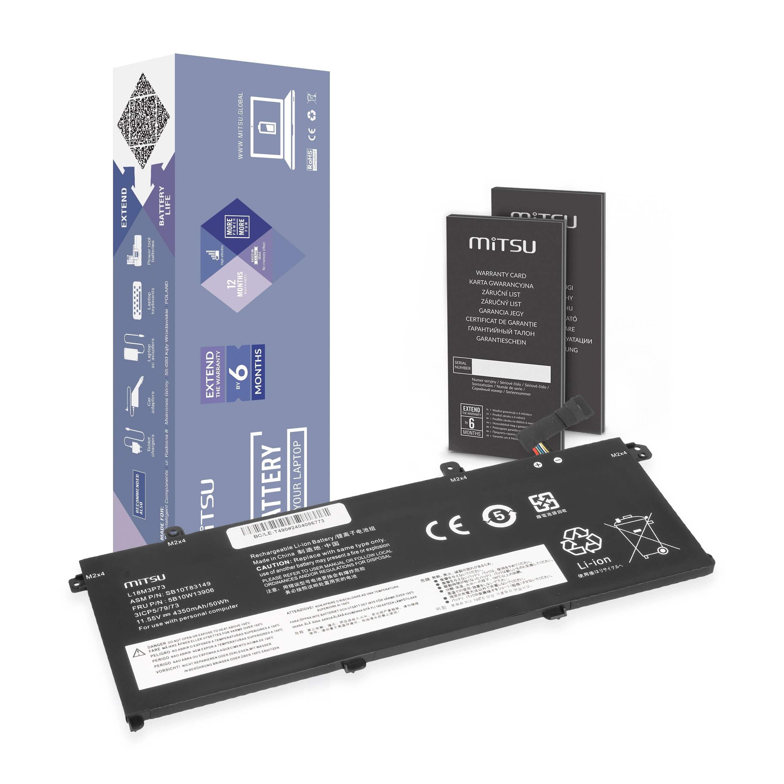 Bateria Mitsu Bateria Mitsu do Lenovo