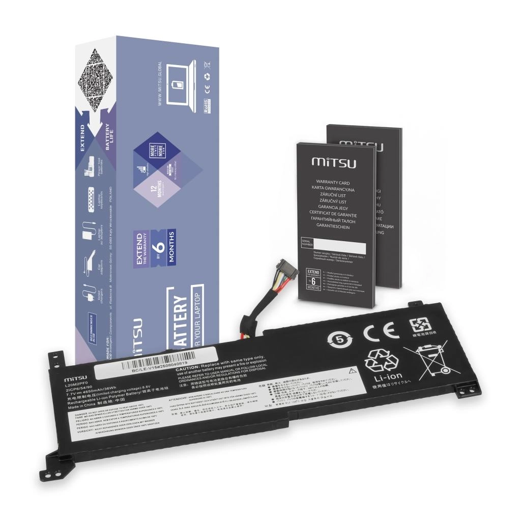 Mitsu battery for Lenovo V14 V15