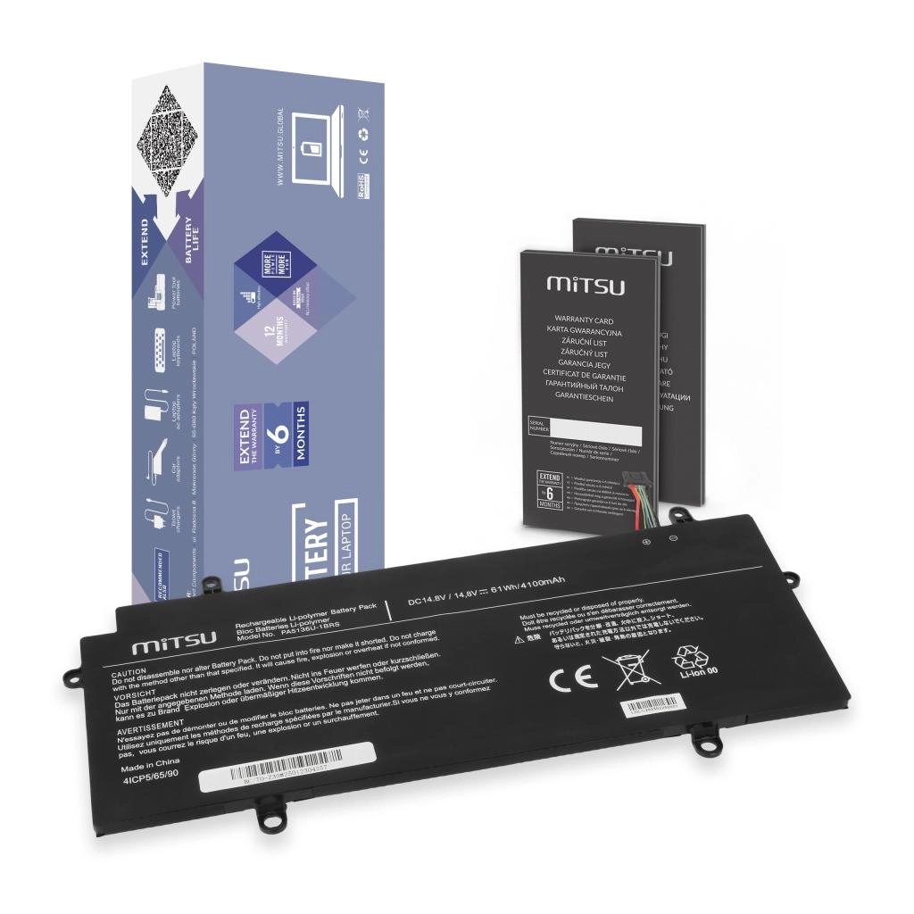 Mitsu battery for Toshiba Portege Z30
