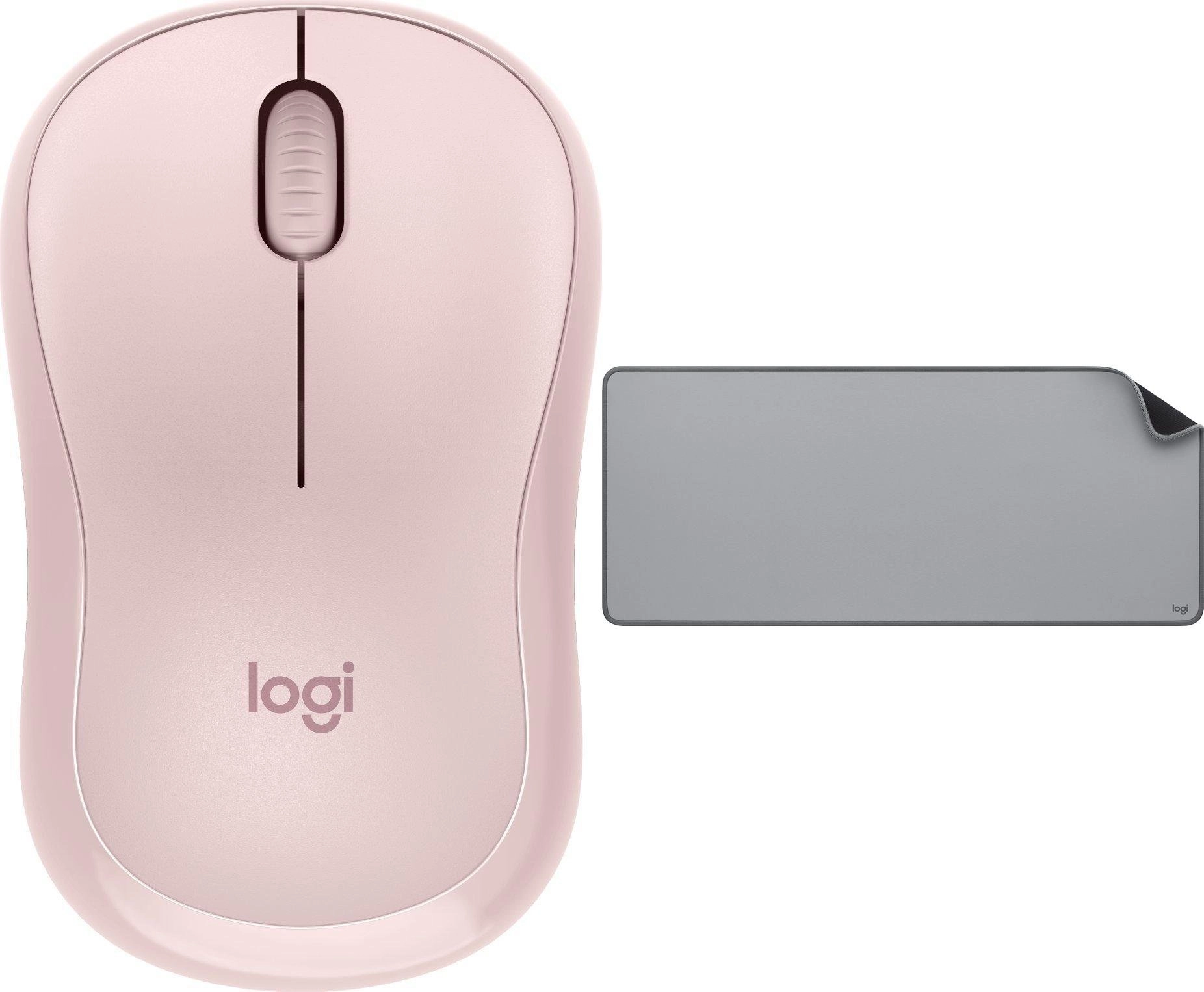 Mysz Logitech M240 Silent różowa (910-007121)