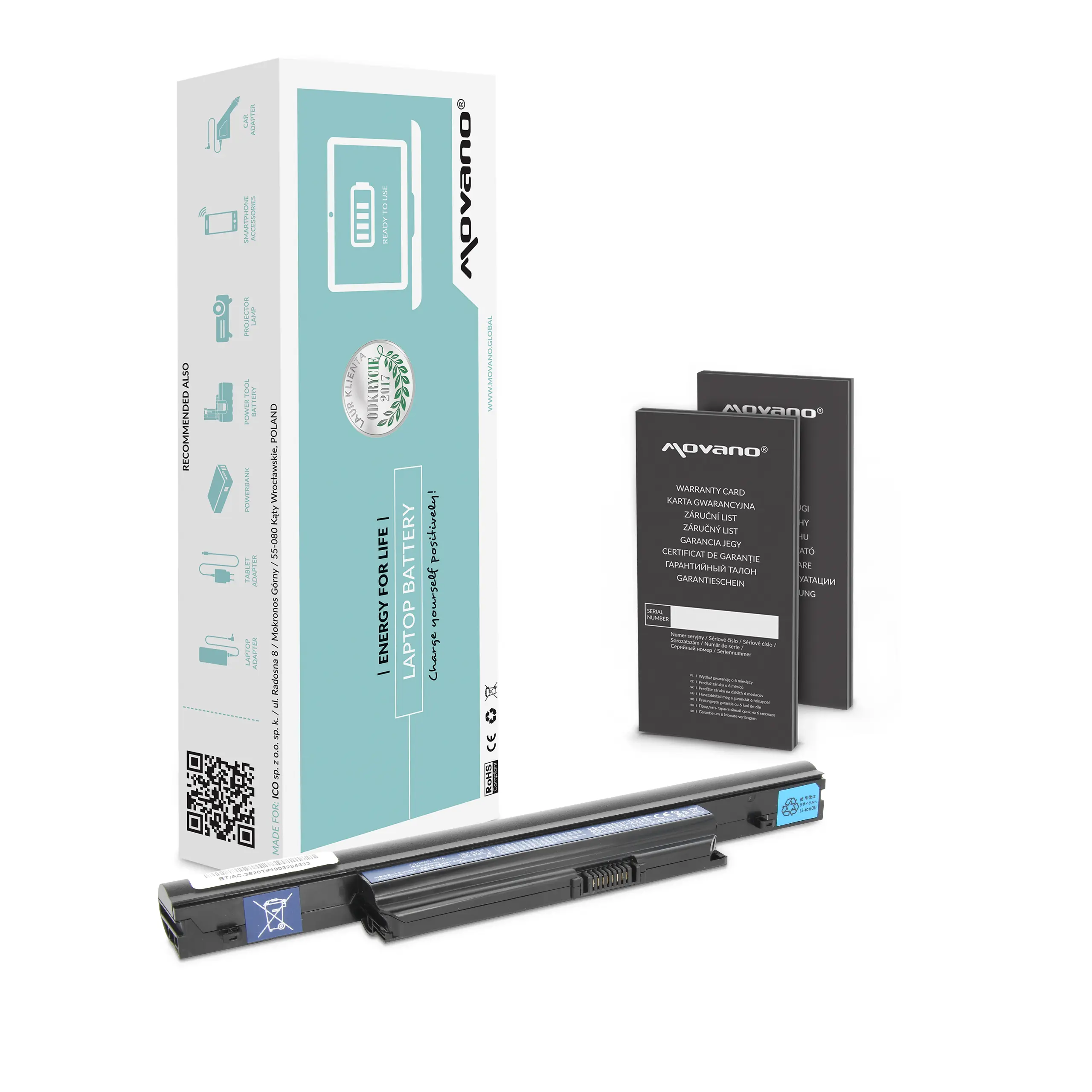 Movano notebook battery for Acer Aspire
