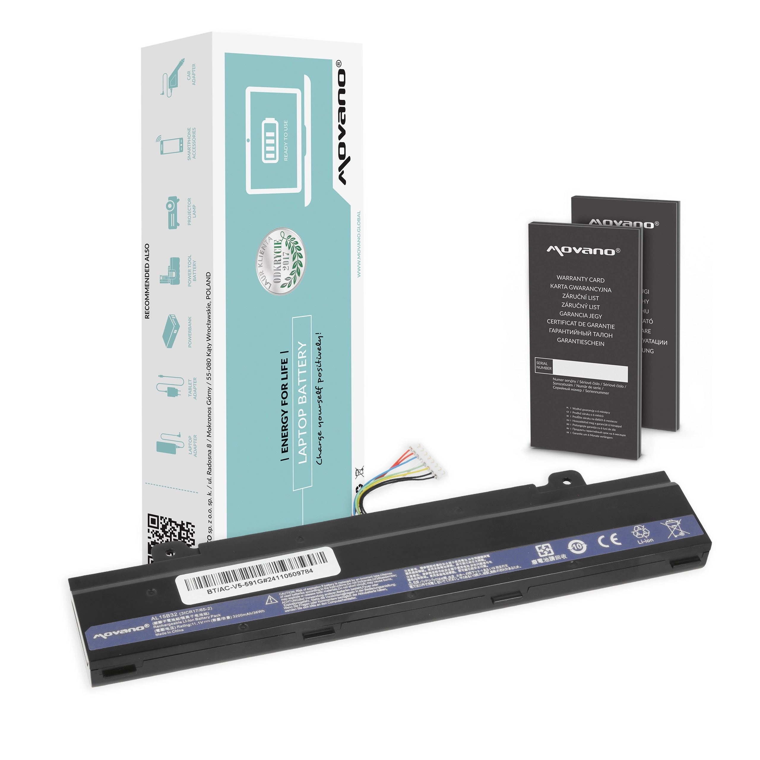 Movano Battery for Acer Aspire V5