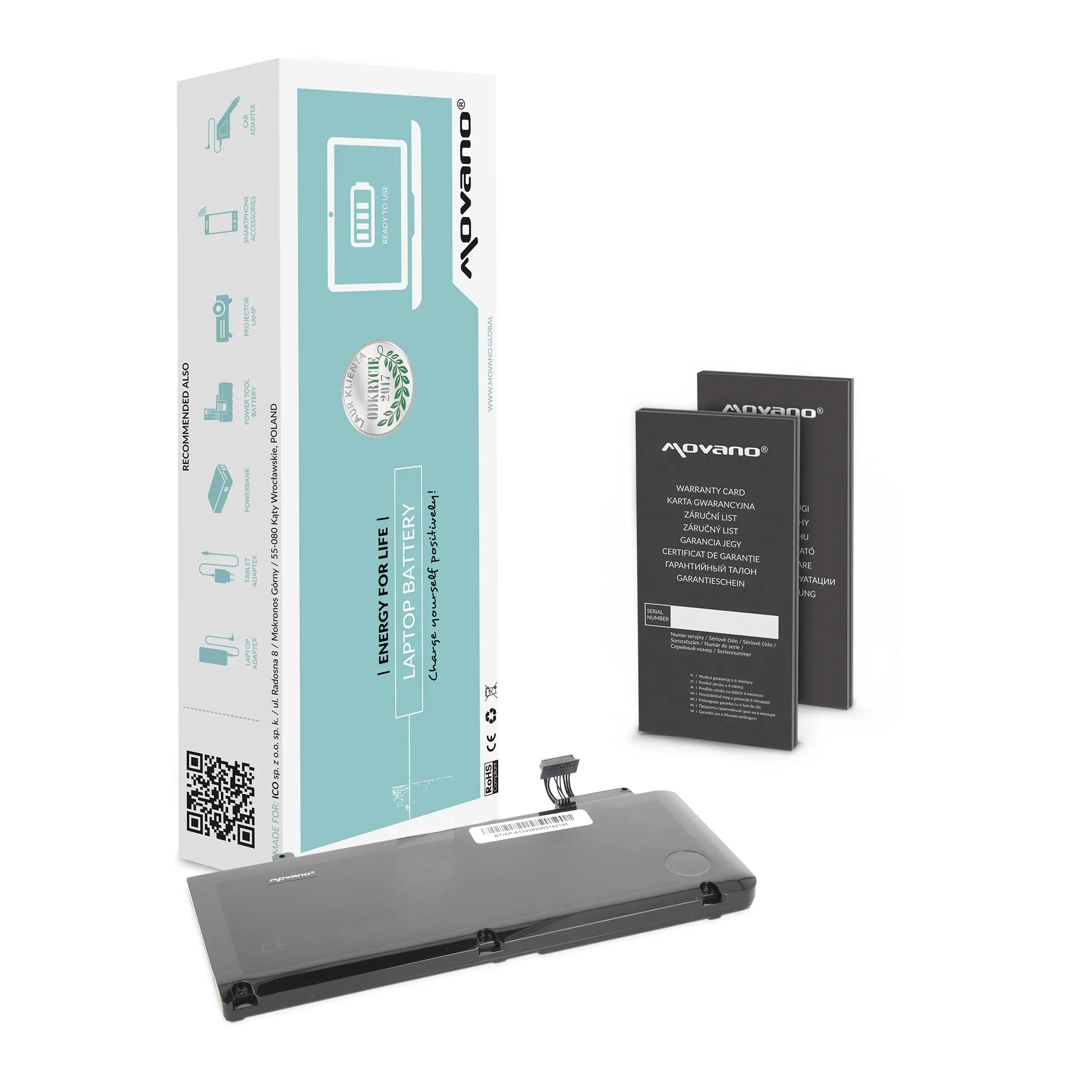 Movano battery for Apple MacBook Pro