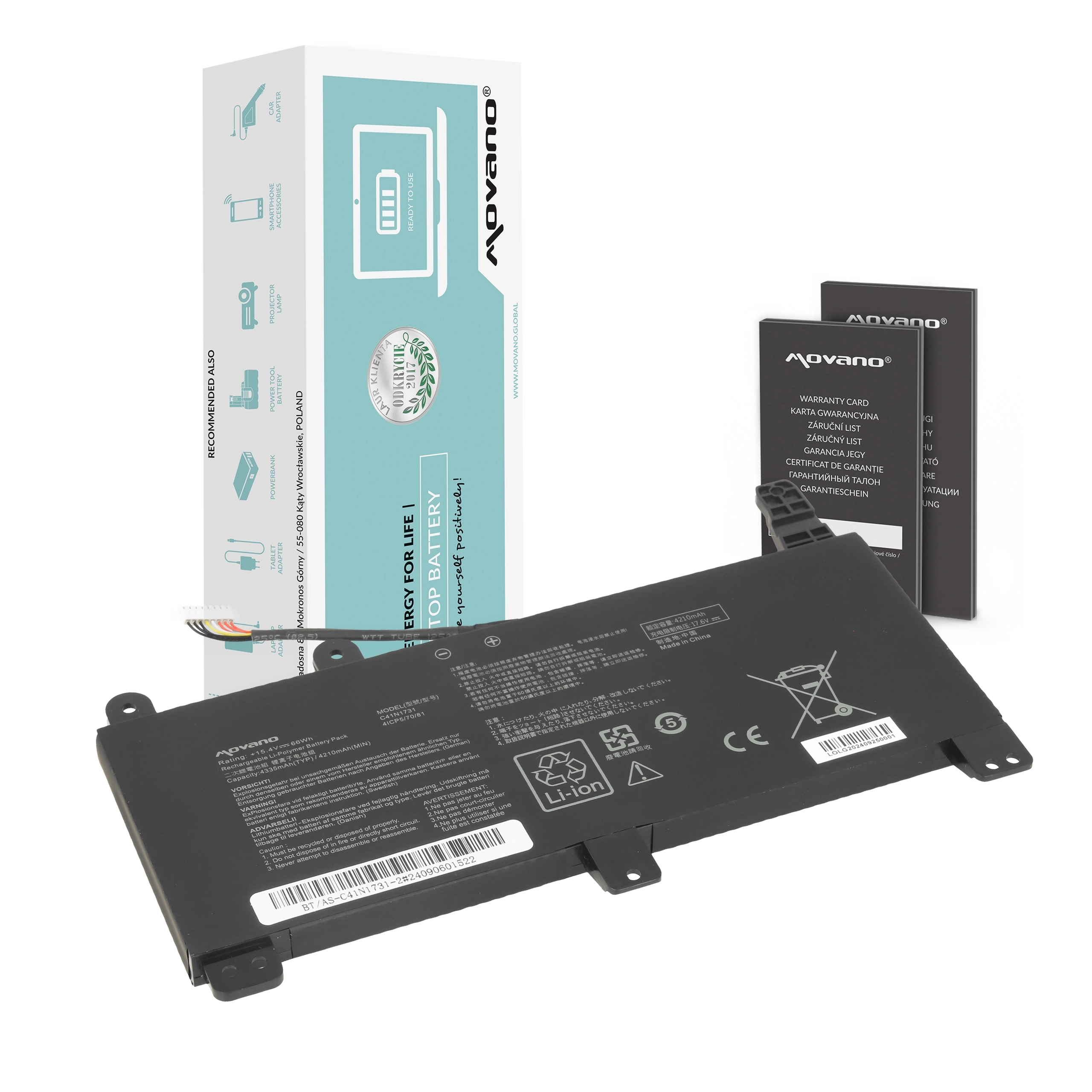 Movano Battery for Asus ROG Strix