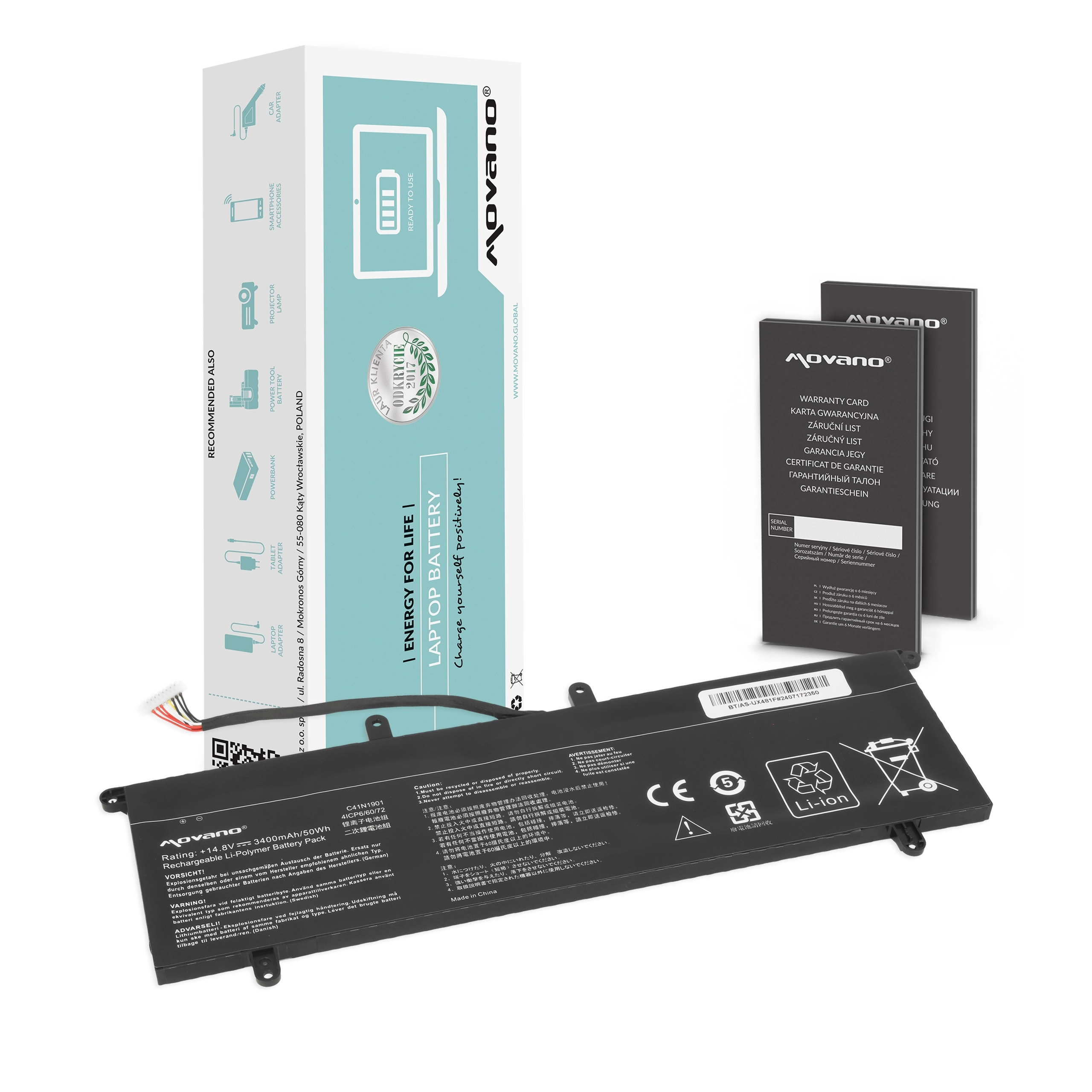 Movano battery for Asus Zenbook Duo