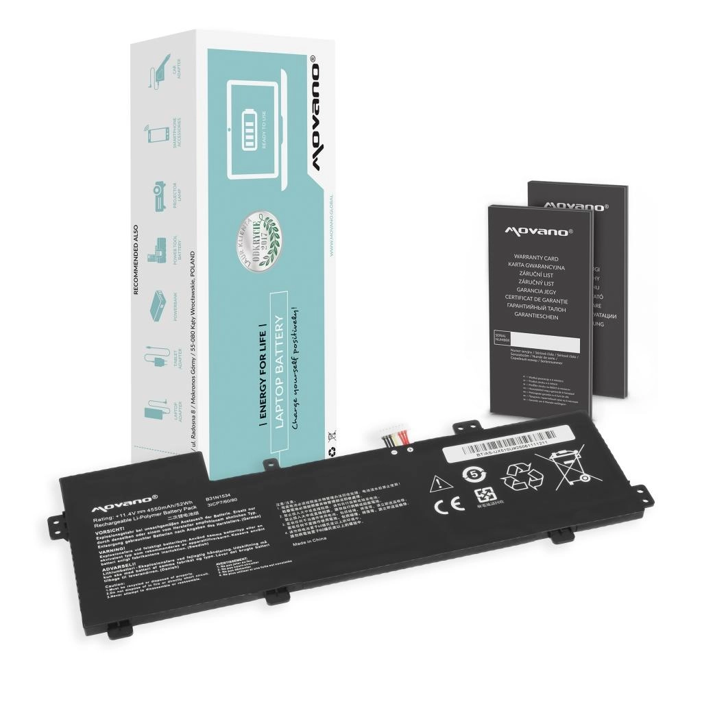 Movano Battery for Asus Zenbook UX510U