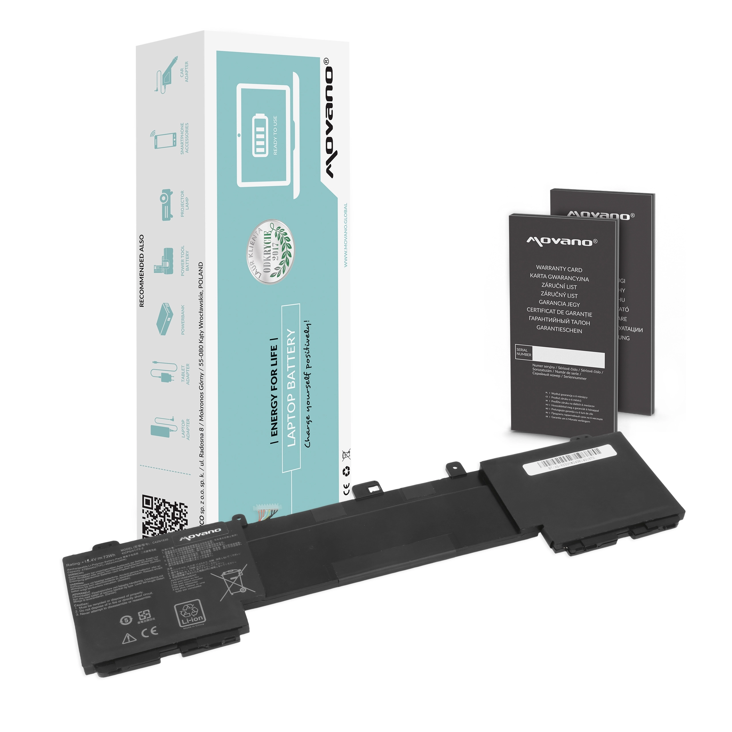 Movano battery for Asus Zenbook Pro