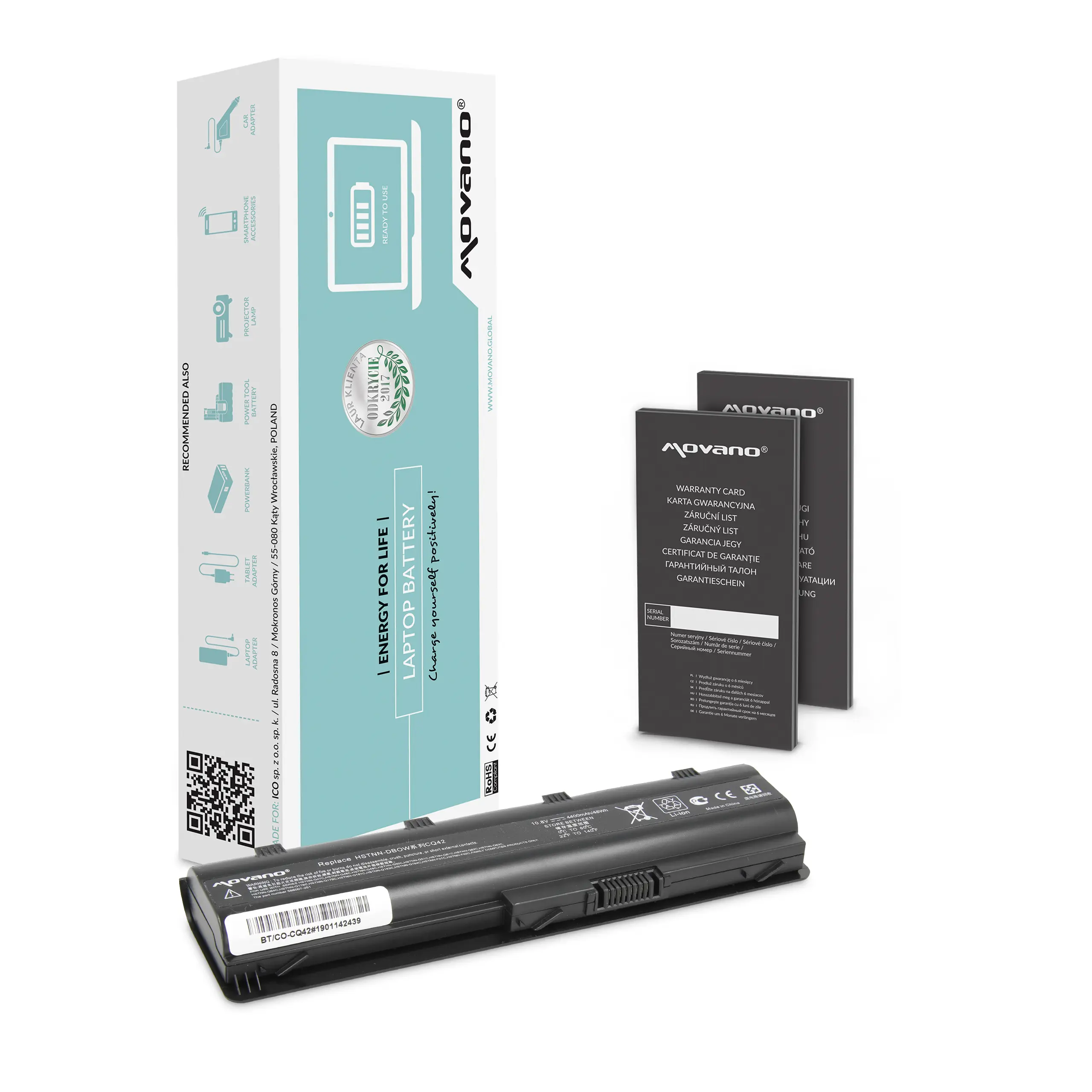 Bateria Movano HP Compaq Presario CQ42