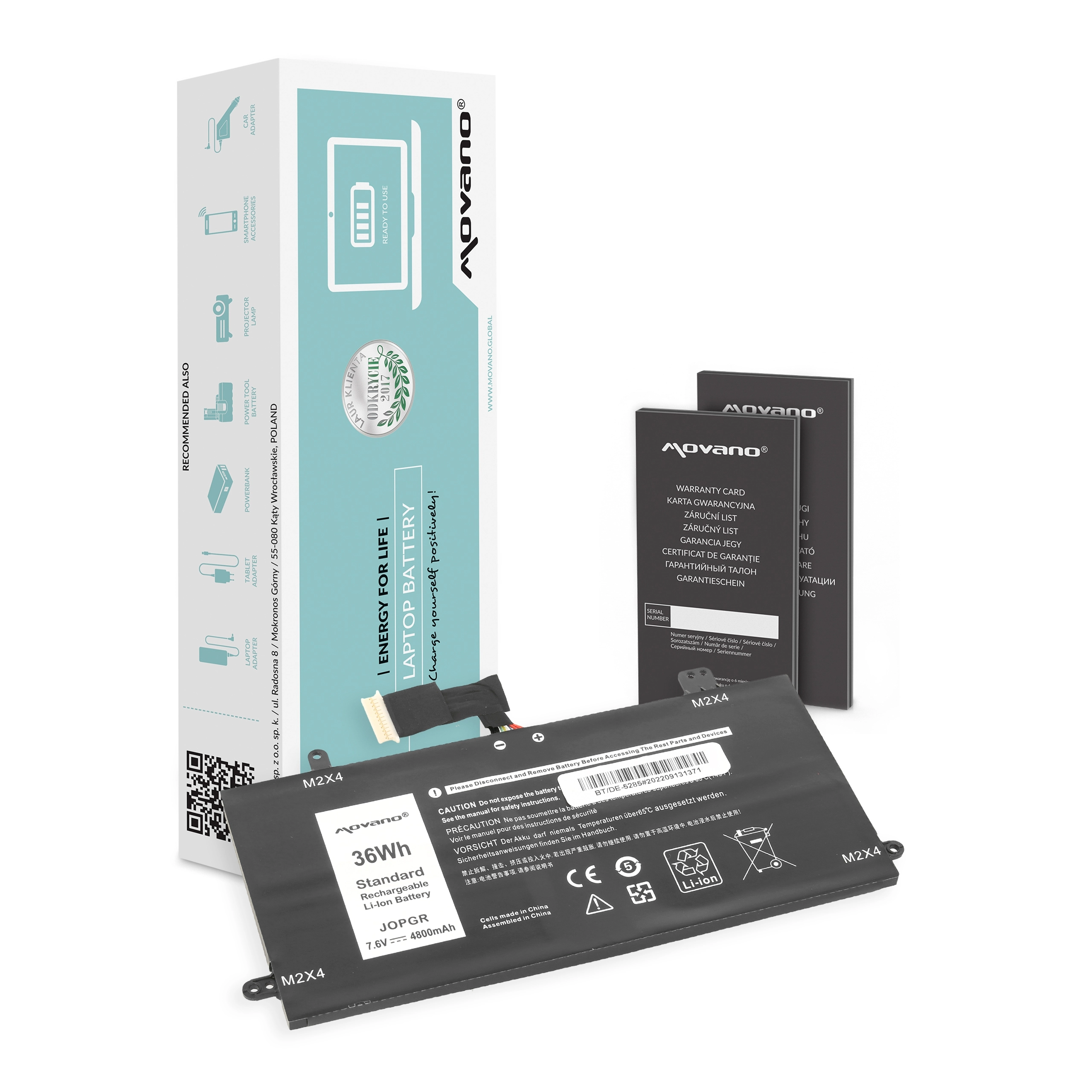 Movano battery for Dell Latitude 12