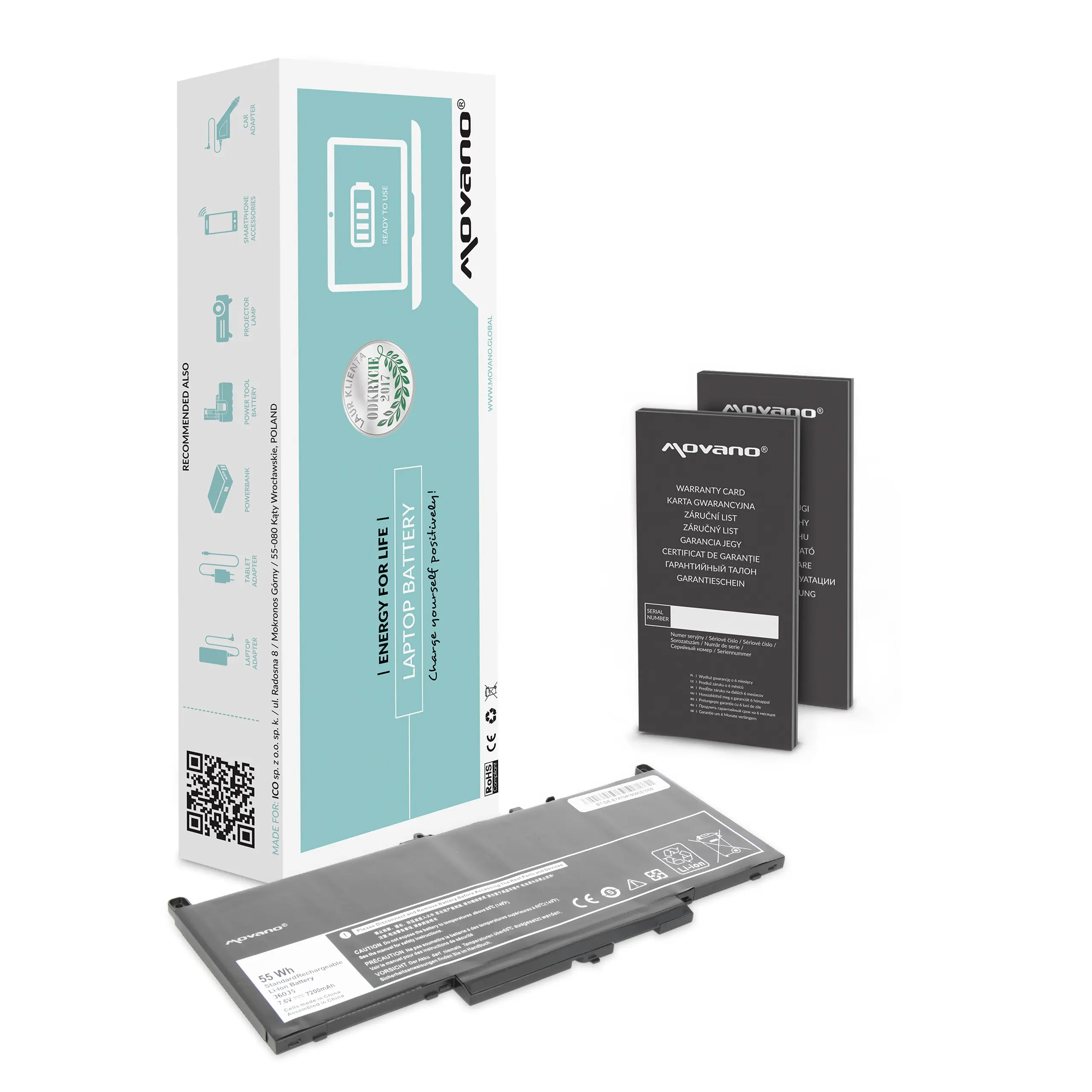 Bateria Movano Dell Latitude E7270 E7470