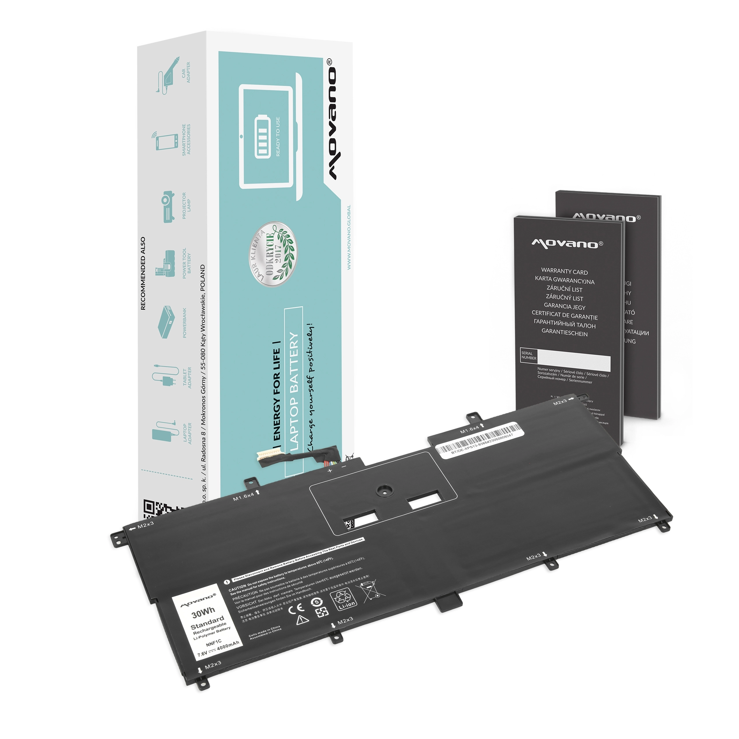 Movano battery for Dell XPS 13