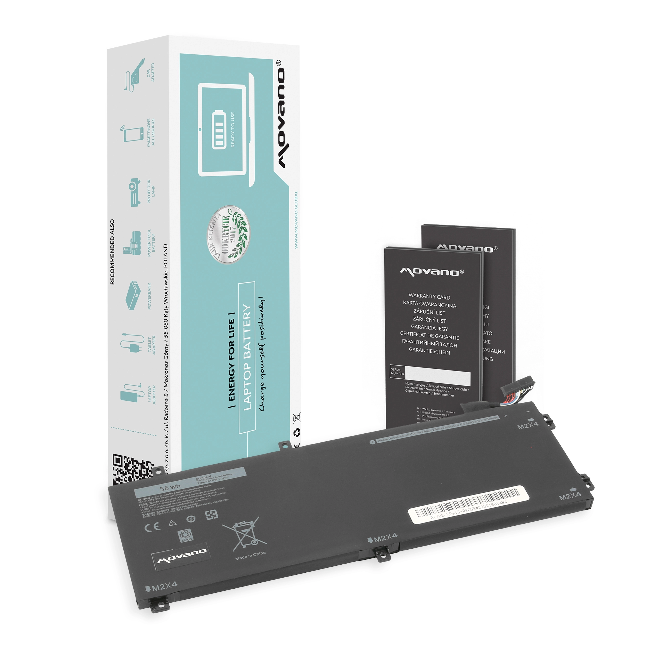 Movano Battery for Dell XPS 15