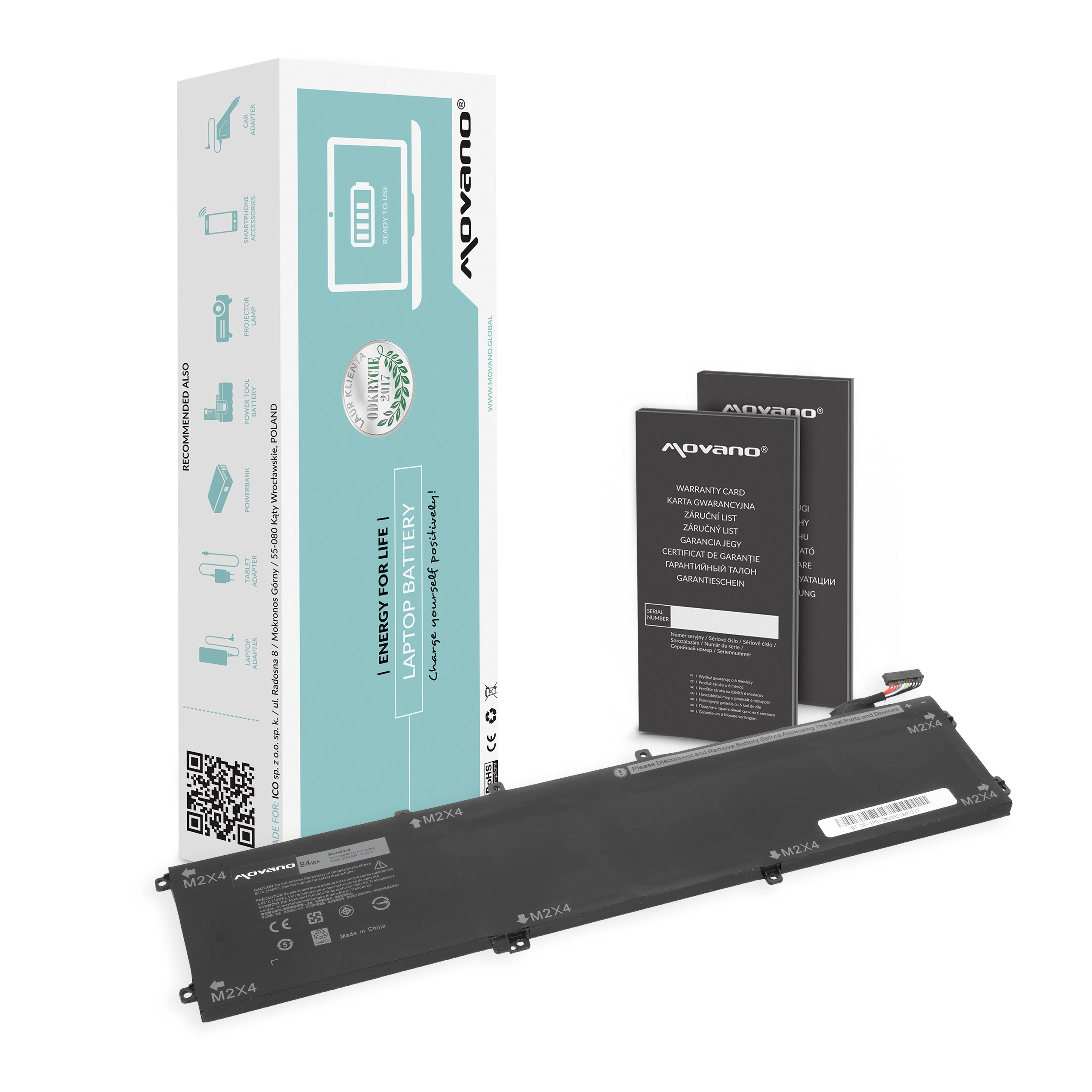Movano battery for Dell XPS 15