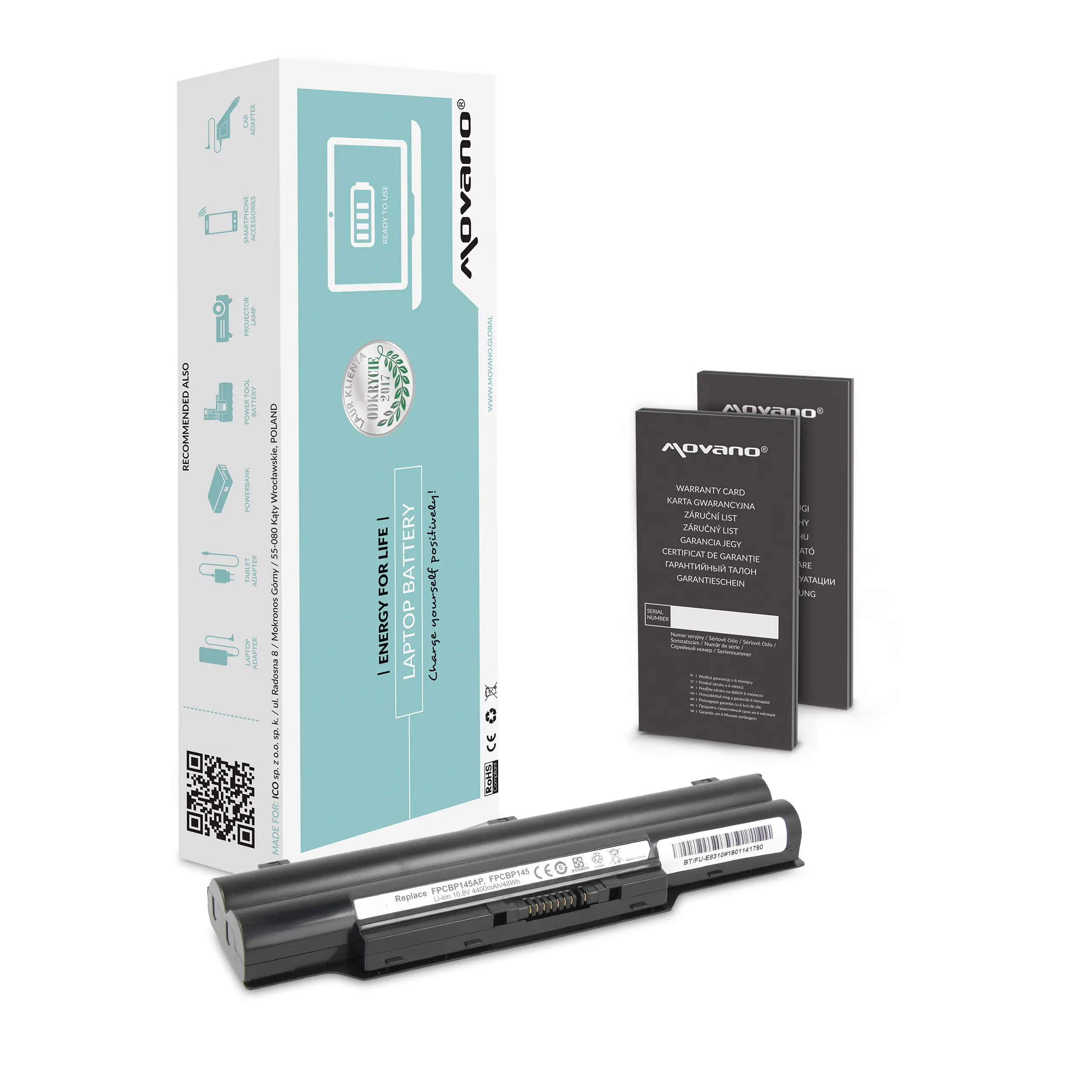 Battery Movano Fujitsu E8310 S7110 (BT/FU-E8310)