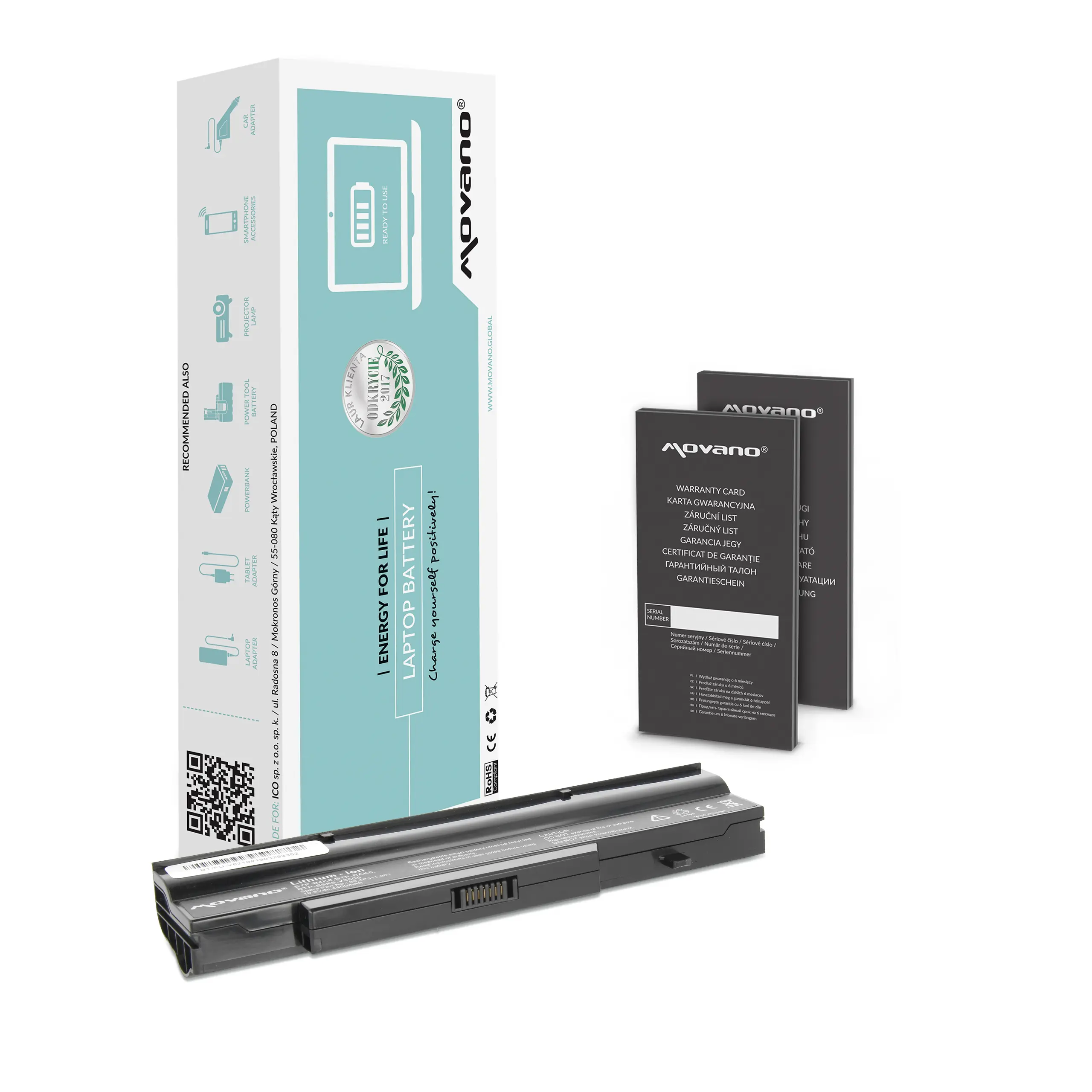 Movano battery for notebook Fujitsu Li1718
