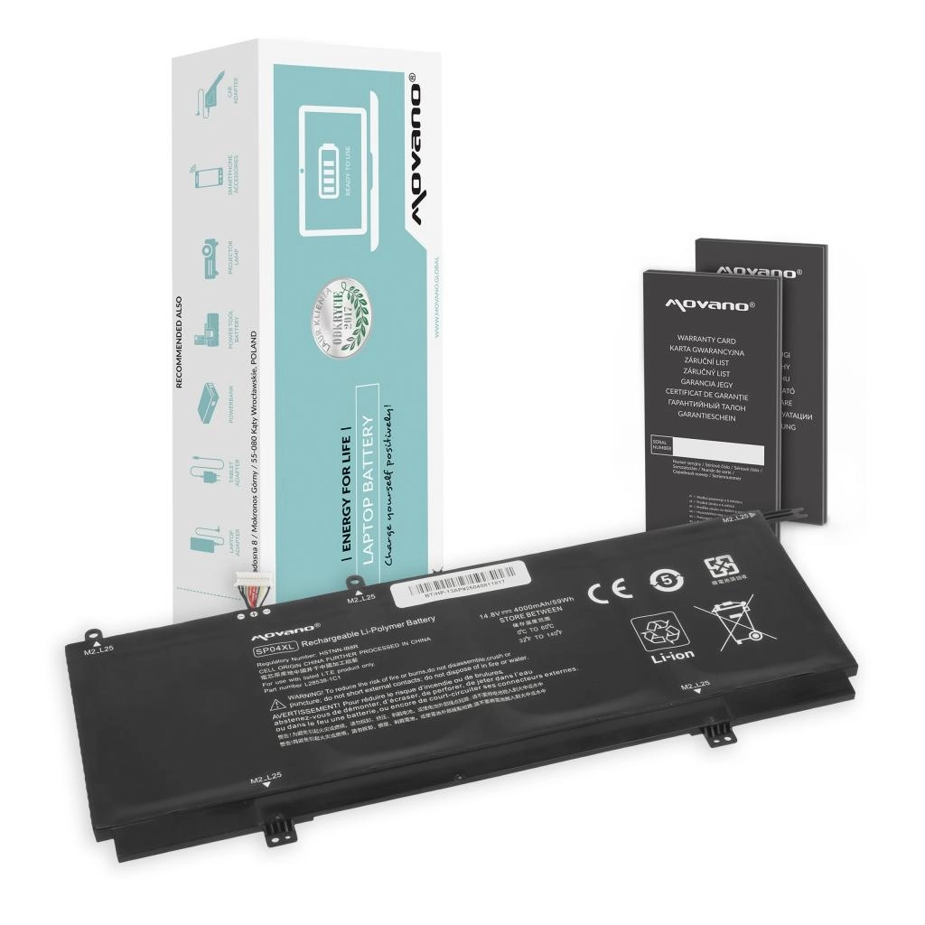 Movano Battery for HP Spectre X360