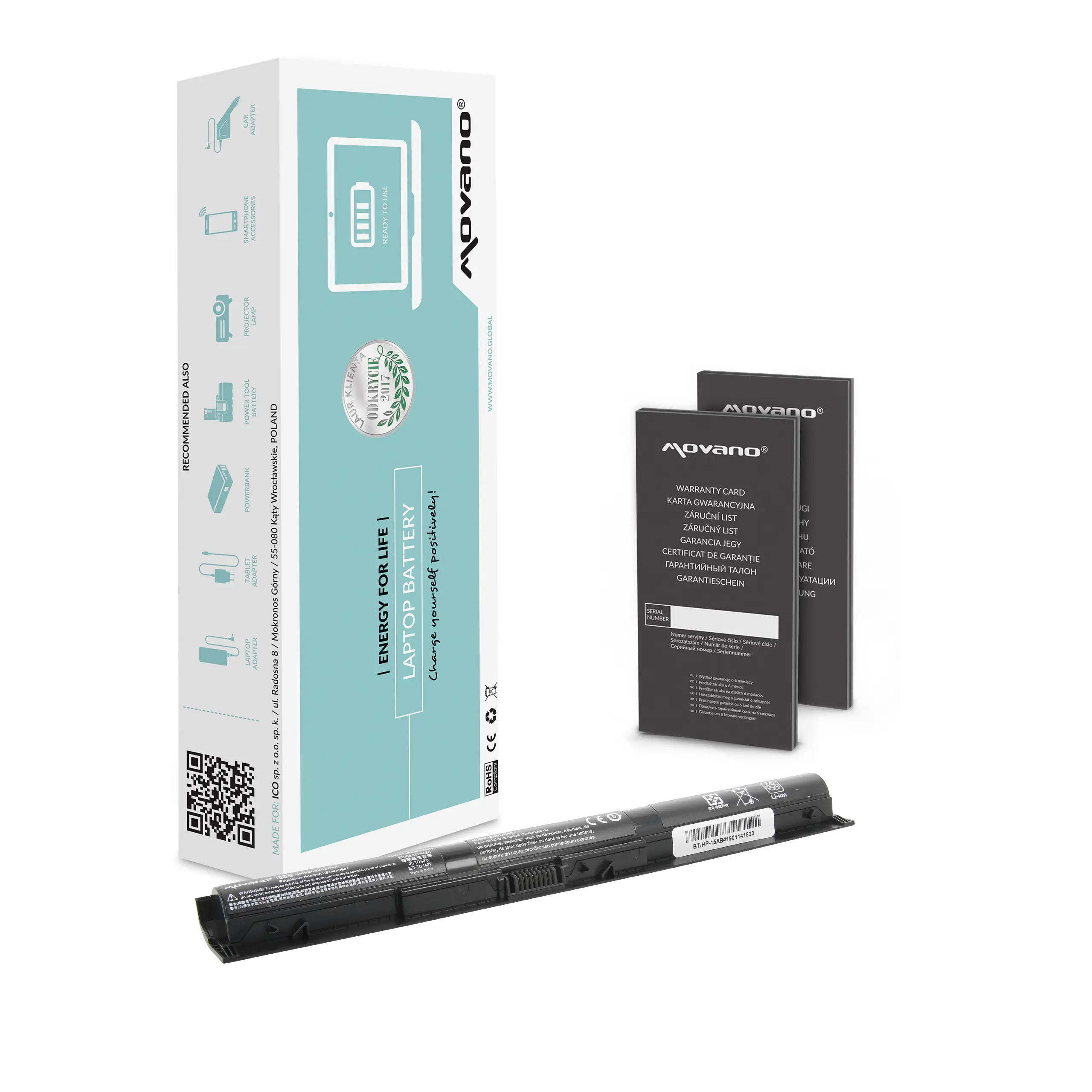 Movano battery for HP Pavilion 14-ab