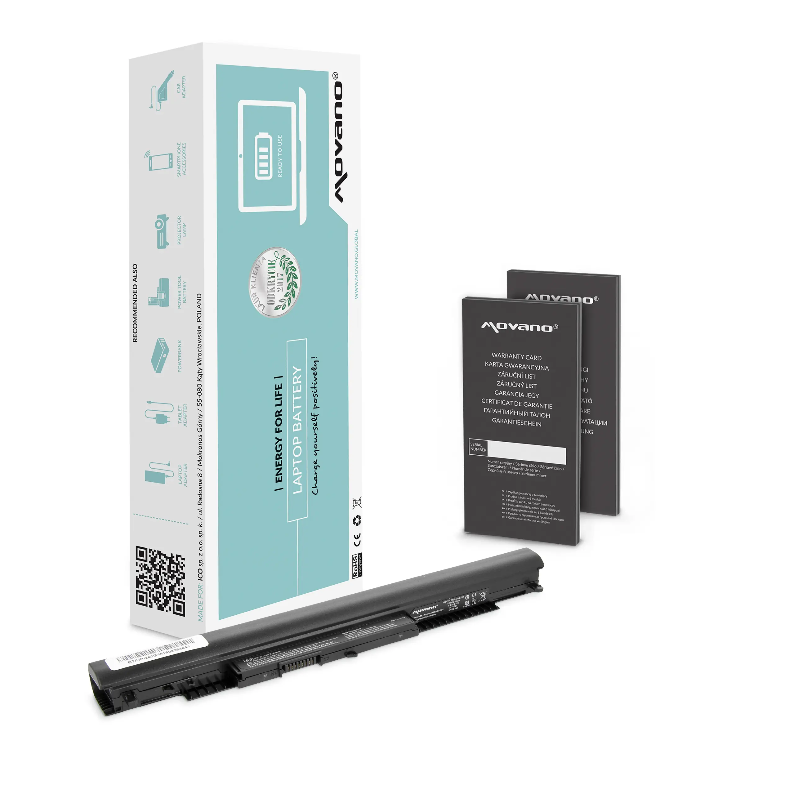 Bateria Movano HP 240 G4 255