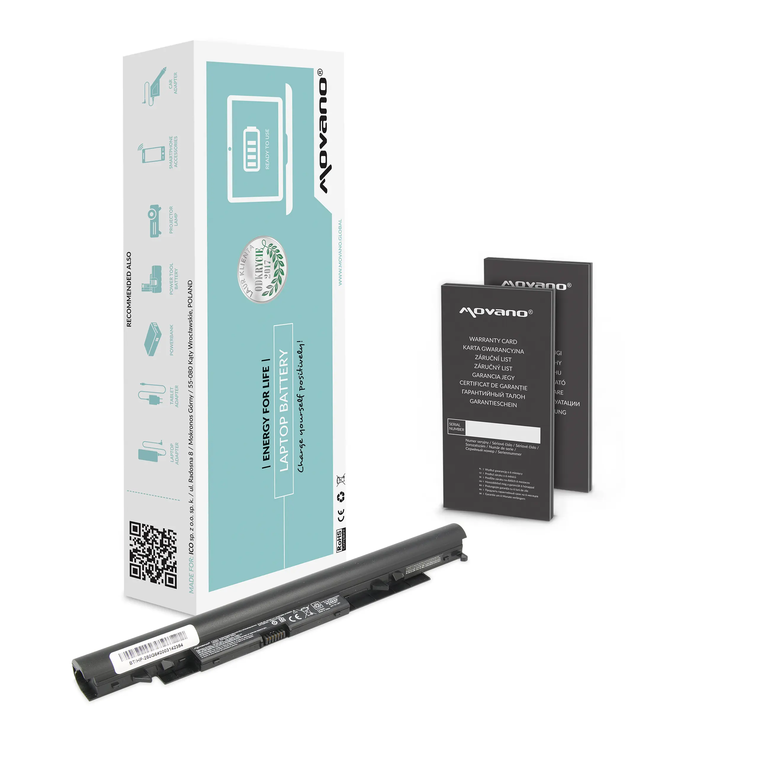 Bateria Movano HP 250 G6 (BT/HP-250G6)