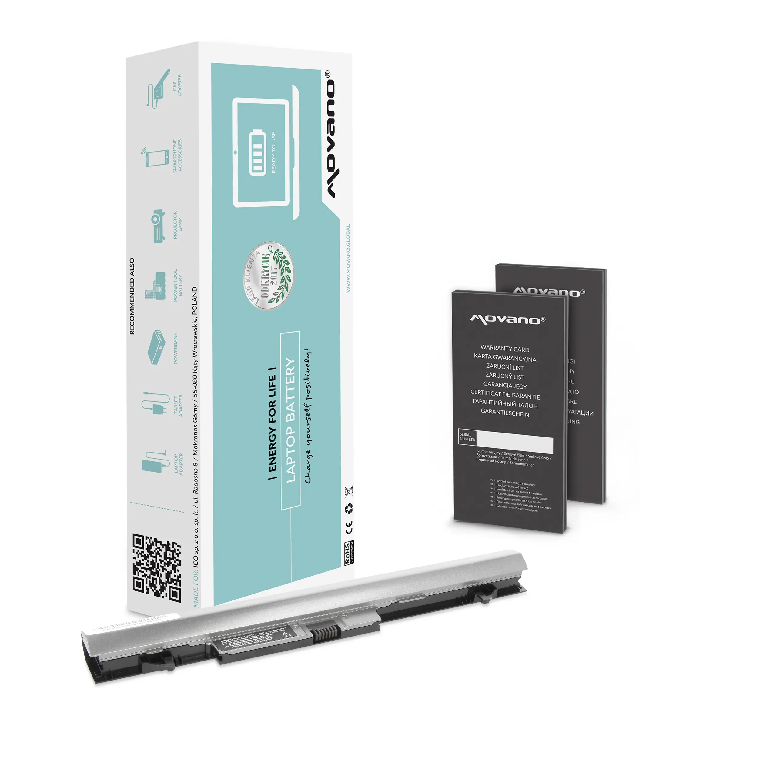 Movano HP 430 G1 G2 Battery