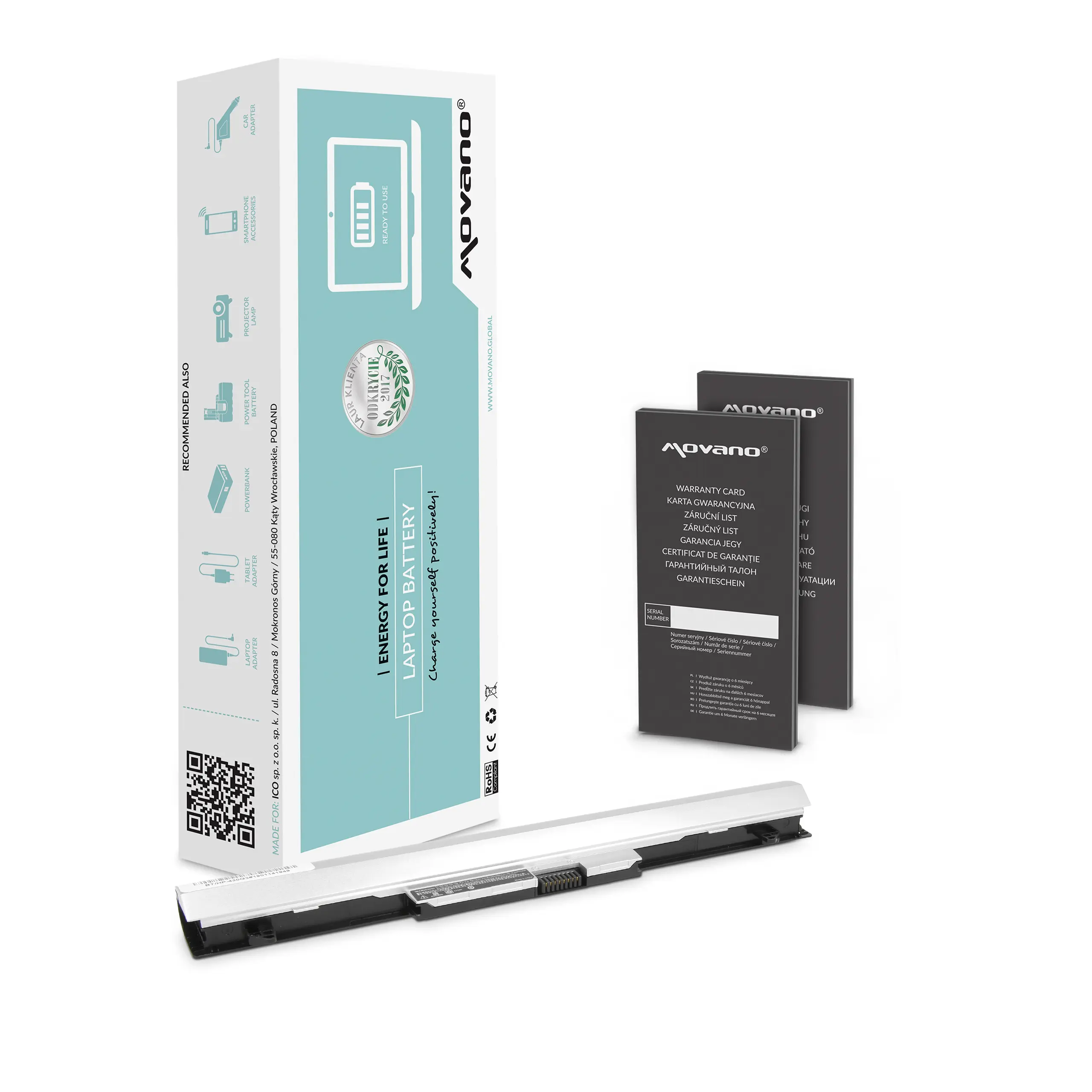 Movano battery for HP 430 G3