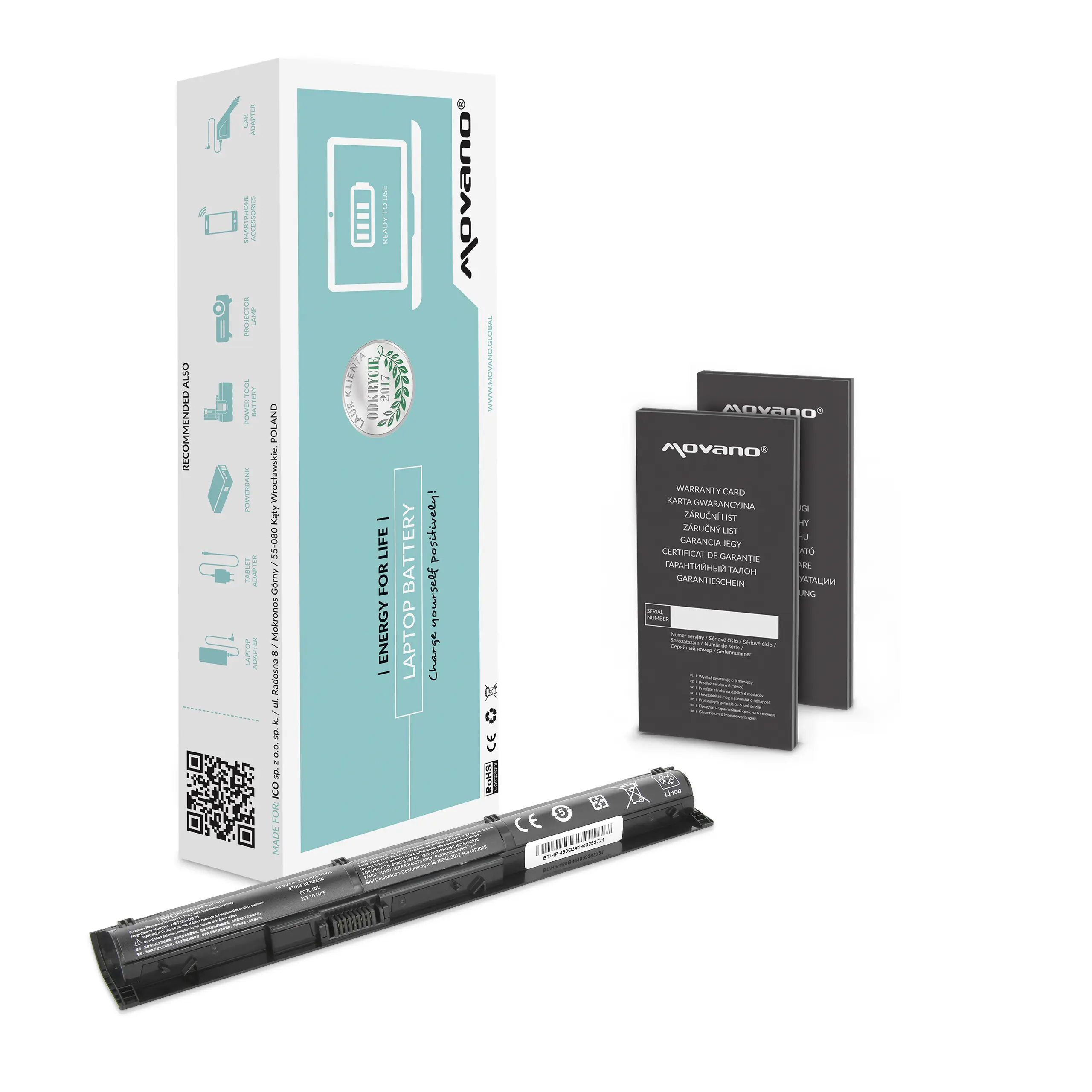 Bateria Movano HP ProBook 450 470
