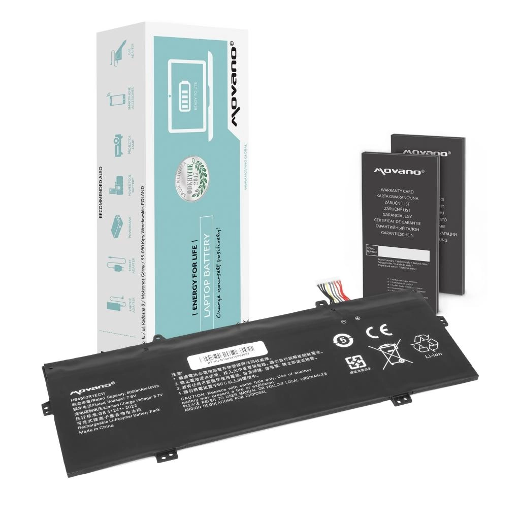 Movano Battery for Huawei Matebook 14