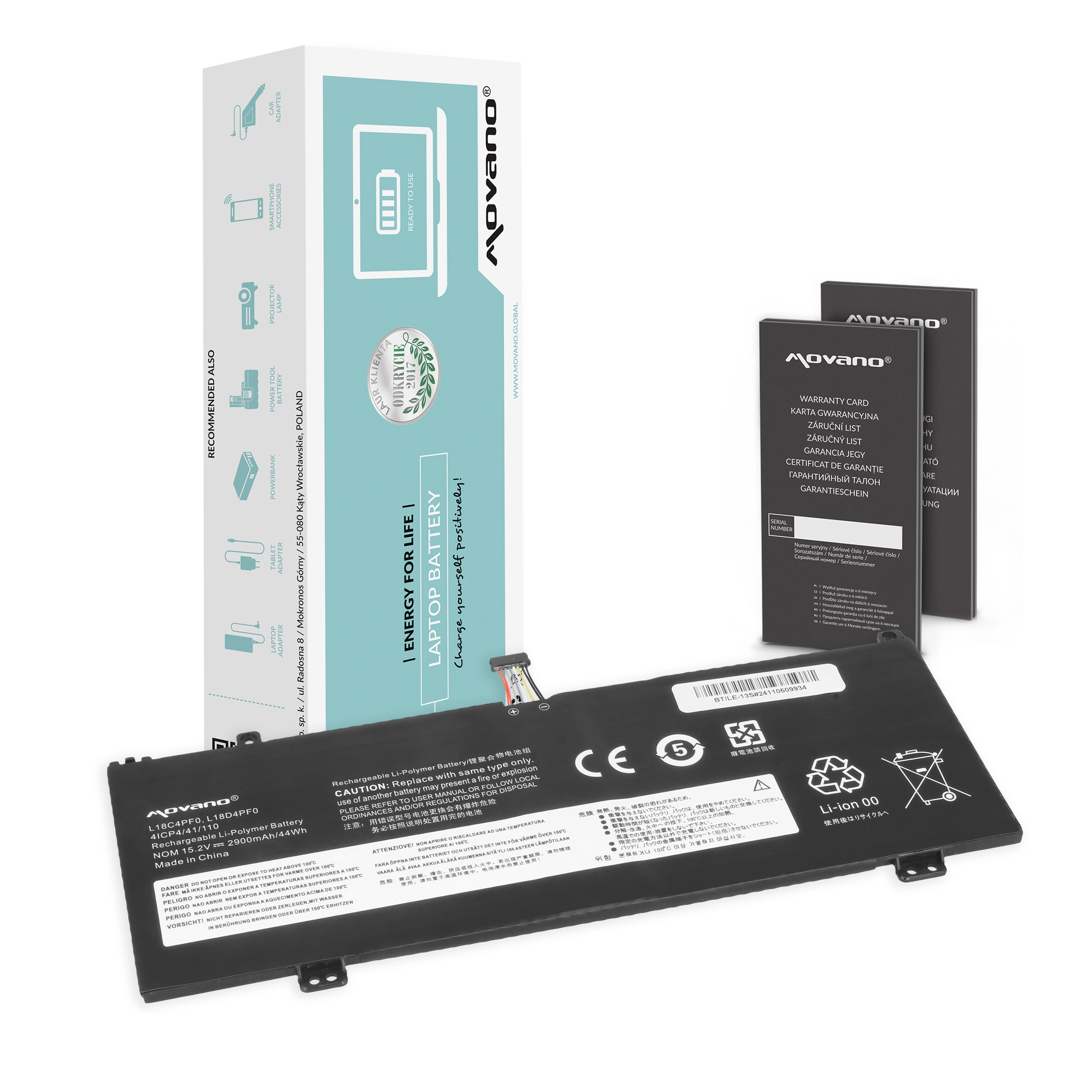 Battery Movano for Lenovo ThinkBook 13s