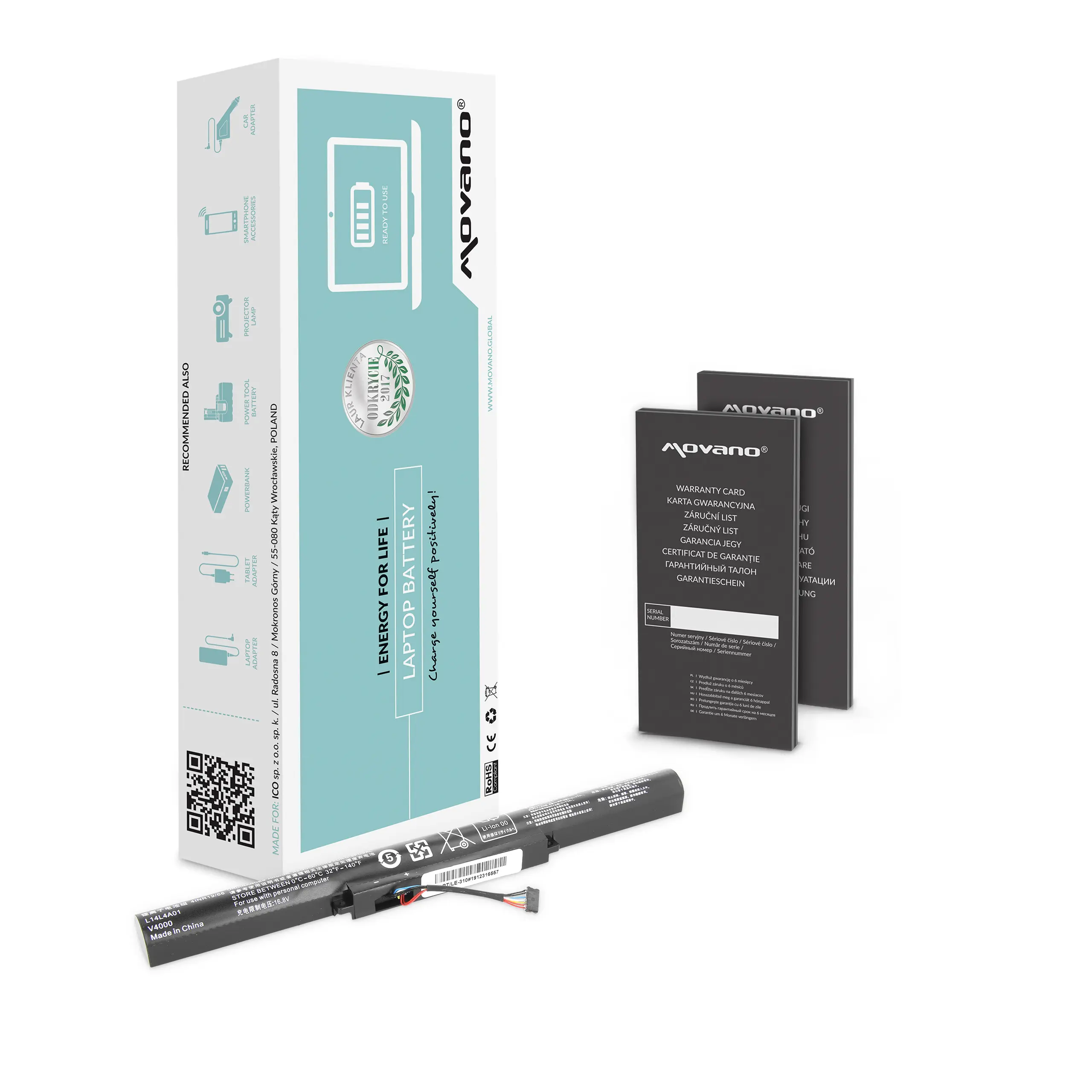 Movano battery for Lenovo IdeaPad 310