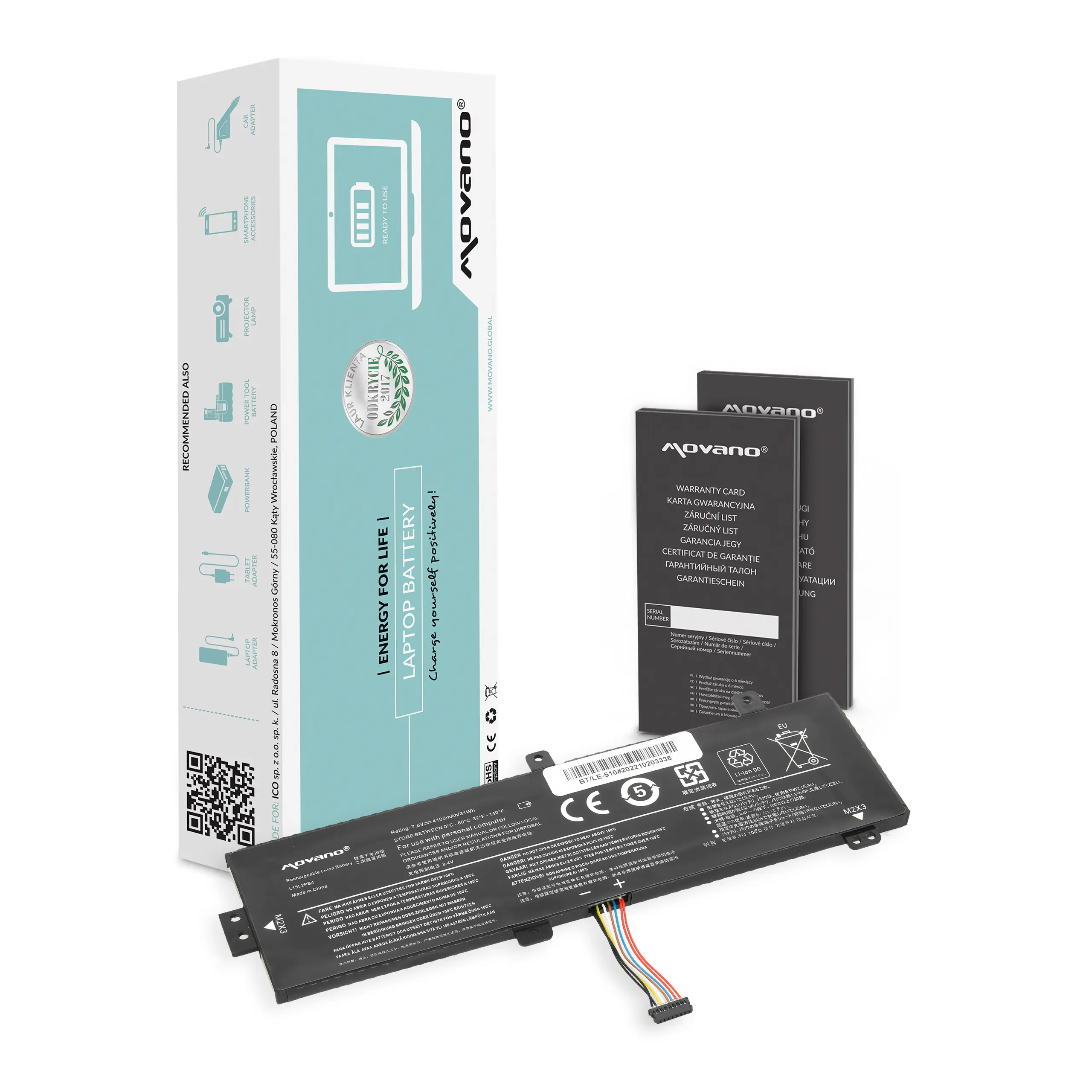 Bateria Movano Lenovo IdeaPad 510-15ISK (BT/LE-510)