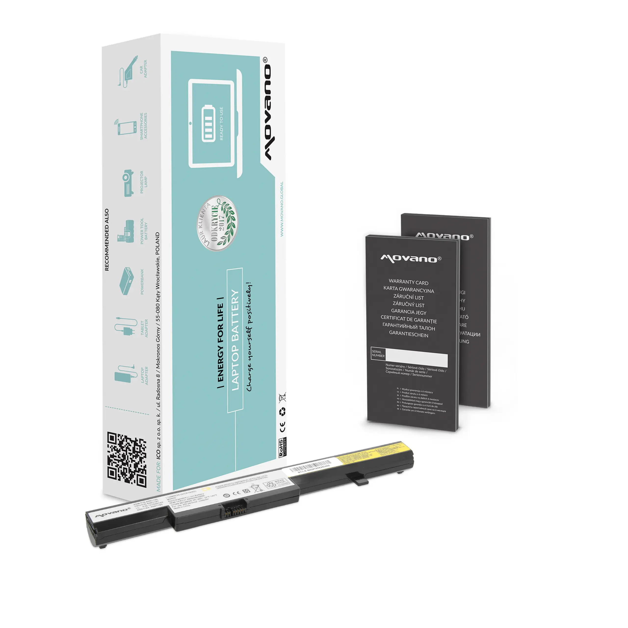 Bateria Movano Lenovo B40 B50 (BT/LE-B40)