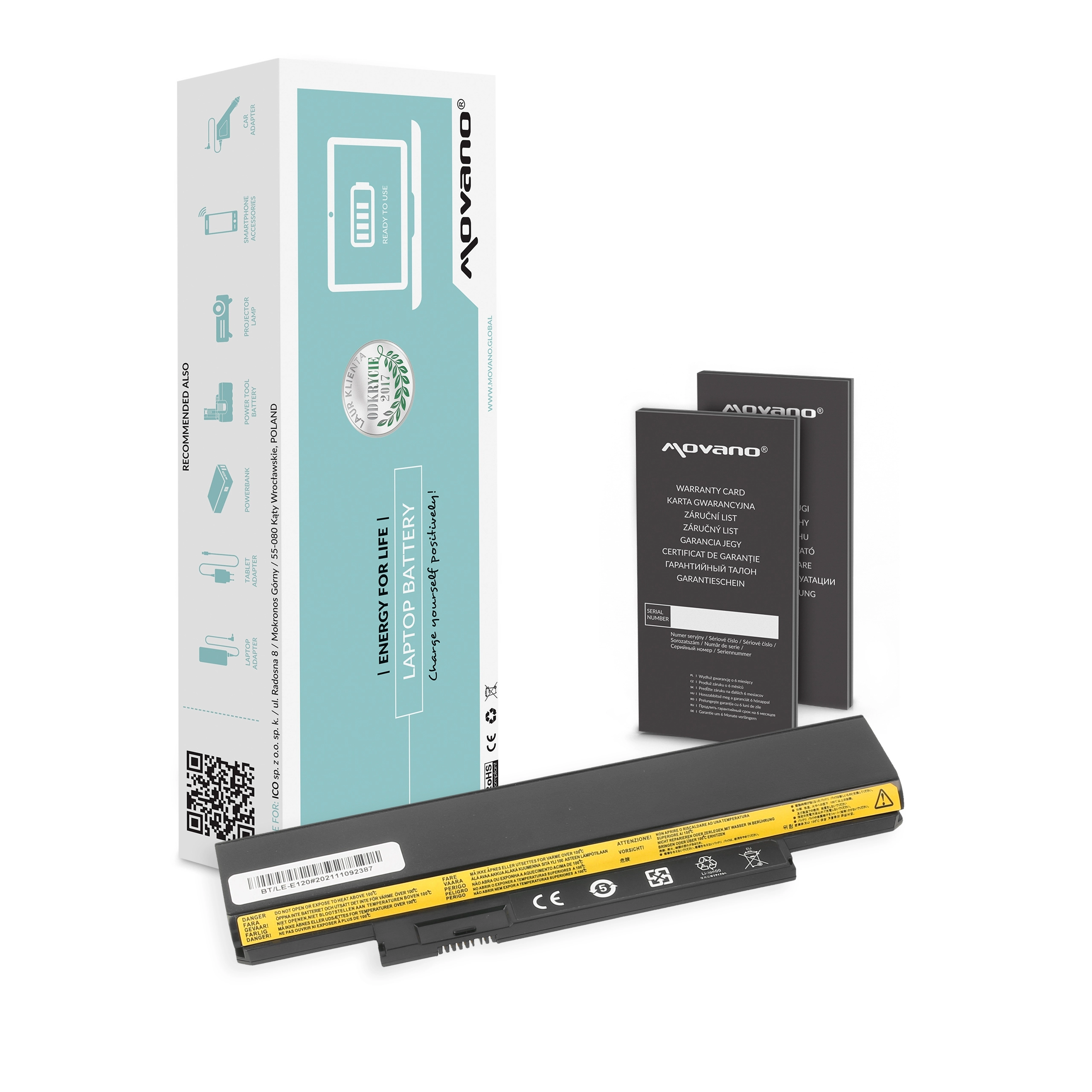 Movano battery for Lenovo ThinkPad Edge