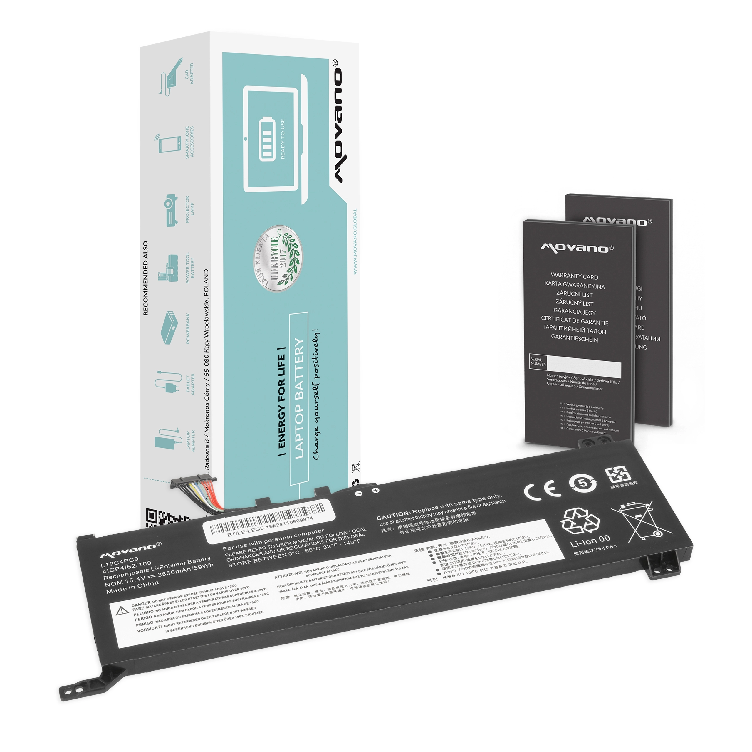 Movano Battery for Lenovo Legion 5