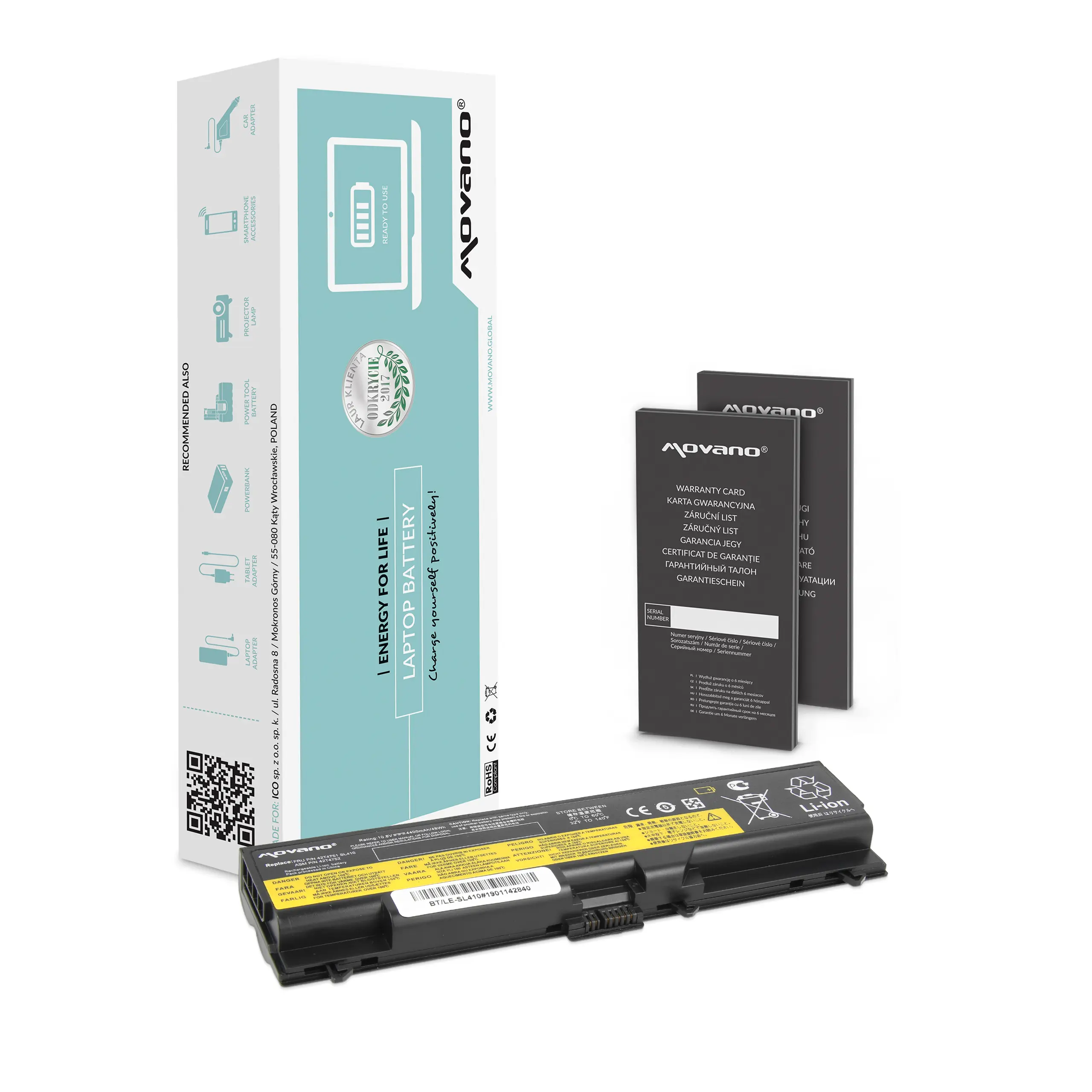 Bateria Movano Lenovo E40 E50 SL410