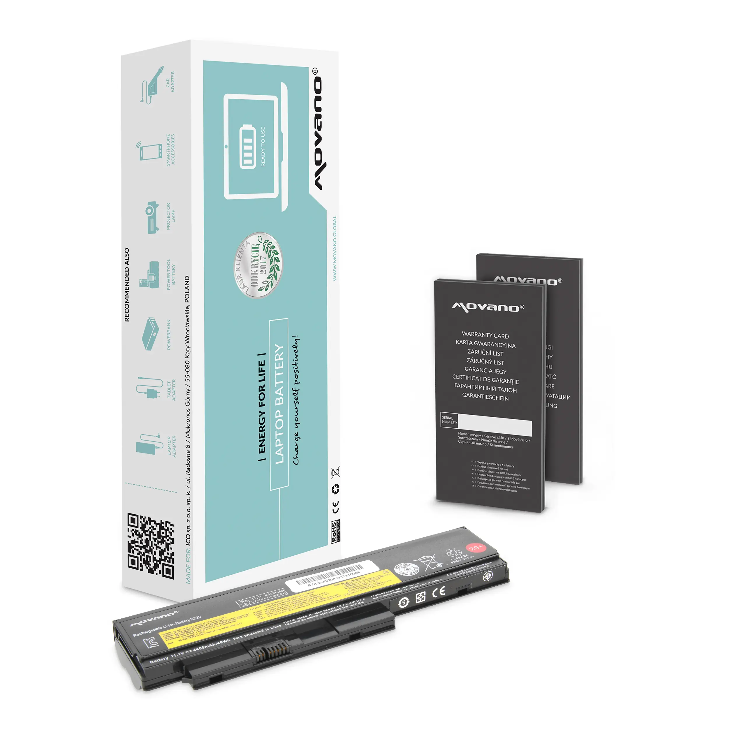 Bateria Movano Lenovo X220 (BT/LE-X220) AZMOVNB00000330
