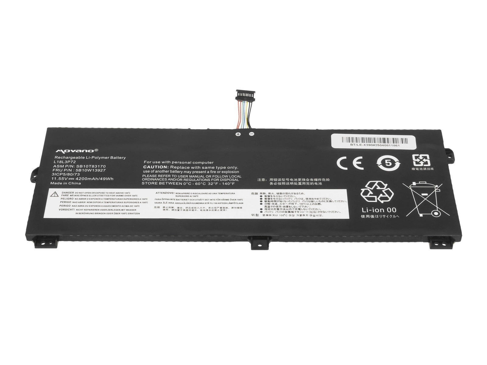 Movano Battery for Lenovo Thinkpad Yoga