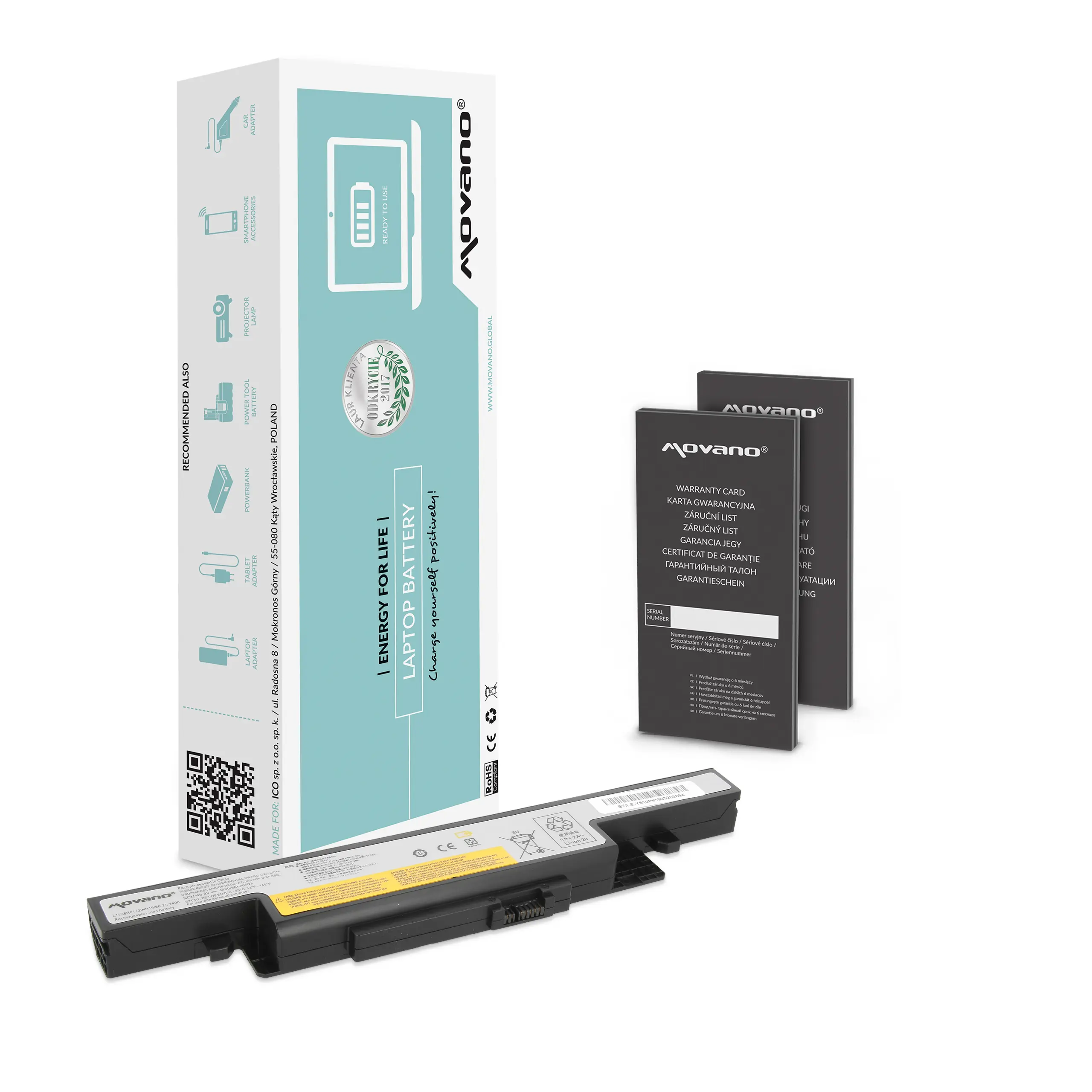 Movano Battery for Lenovo IdeaPad Y510p