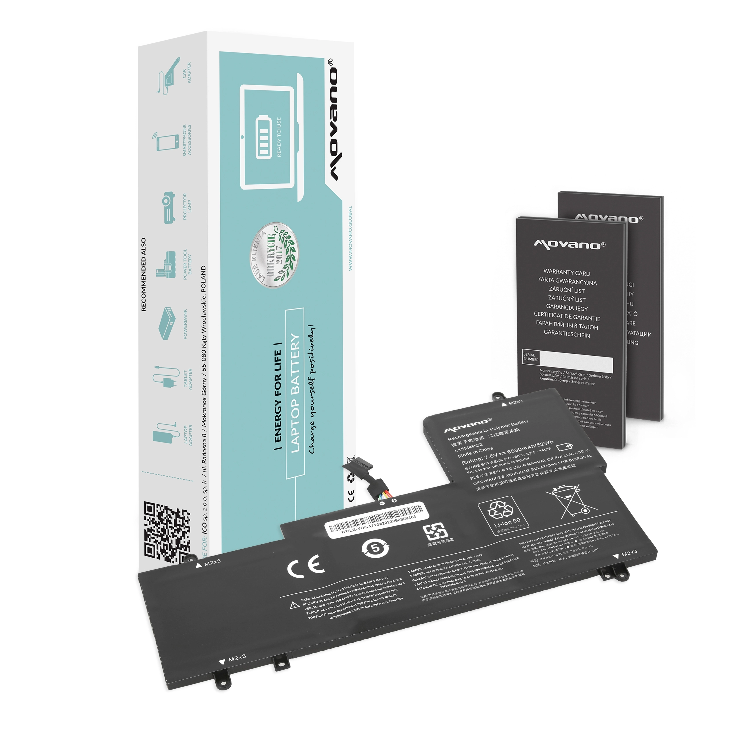 Movano battery for Lenovo Yoga 710